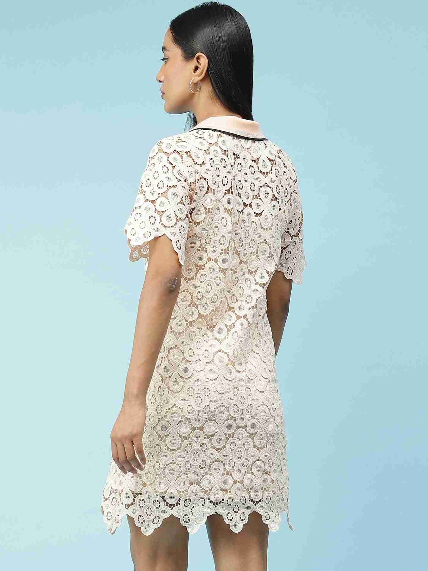 Pink Aida Shift Dress