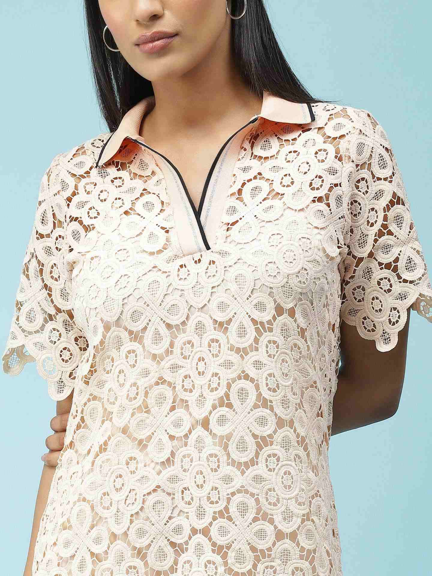 Pink Aida Shift Dress