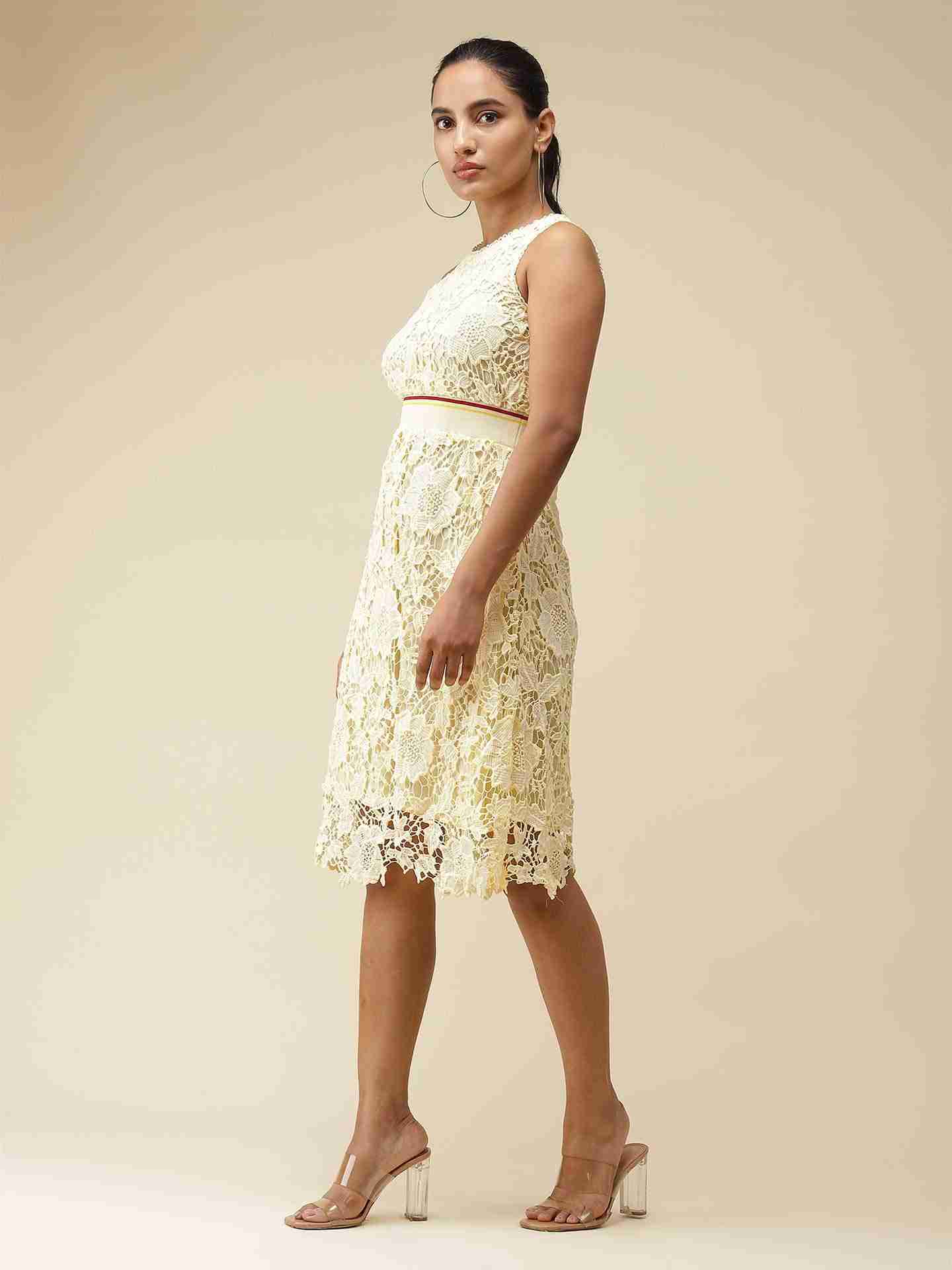 Yellow Celine Midi Dress