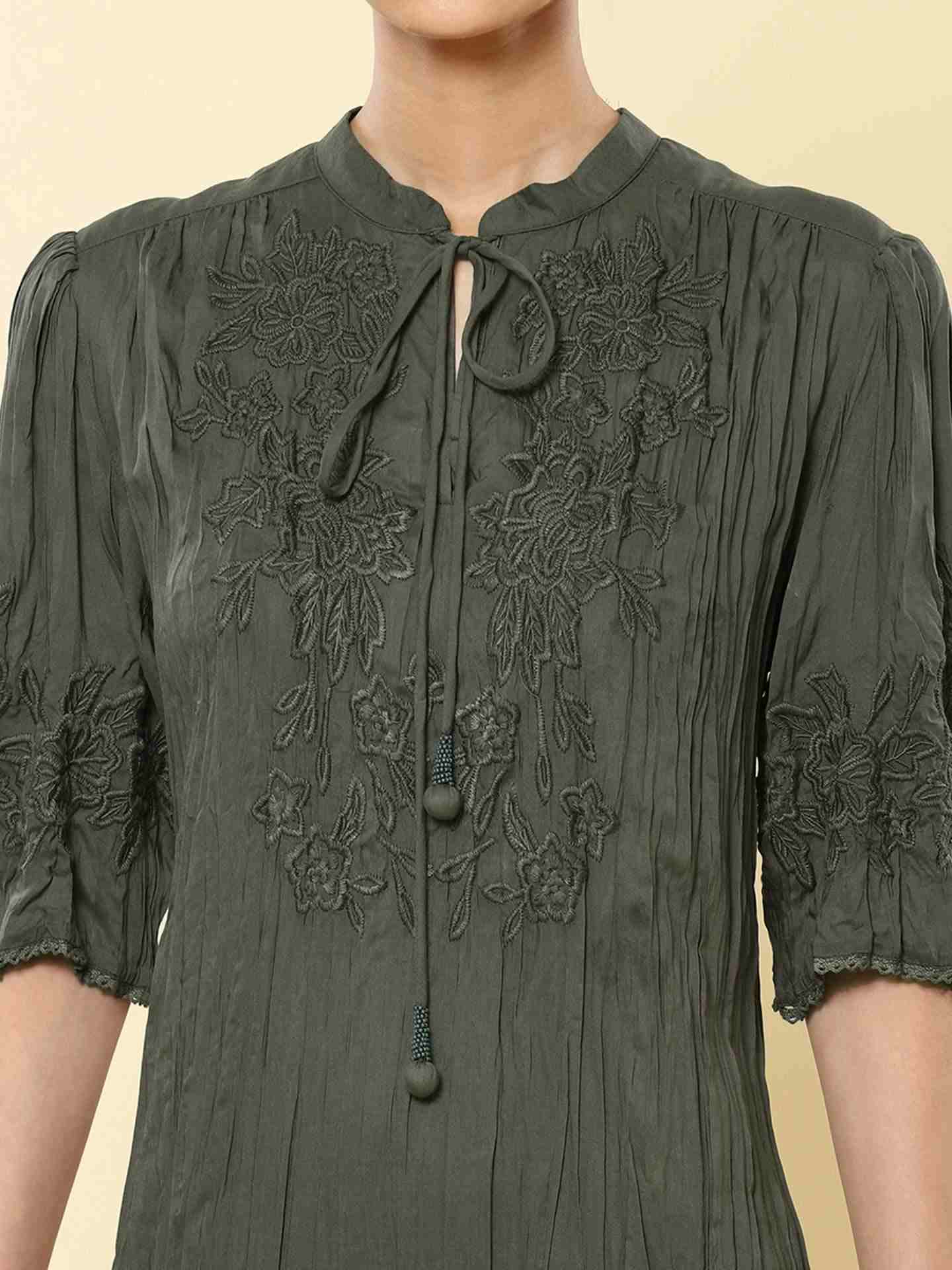 Olive Leisure Basics Shift Dress