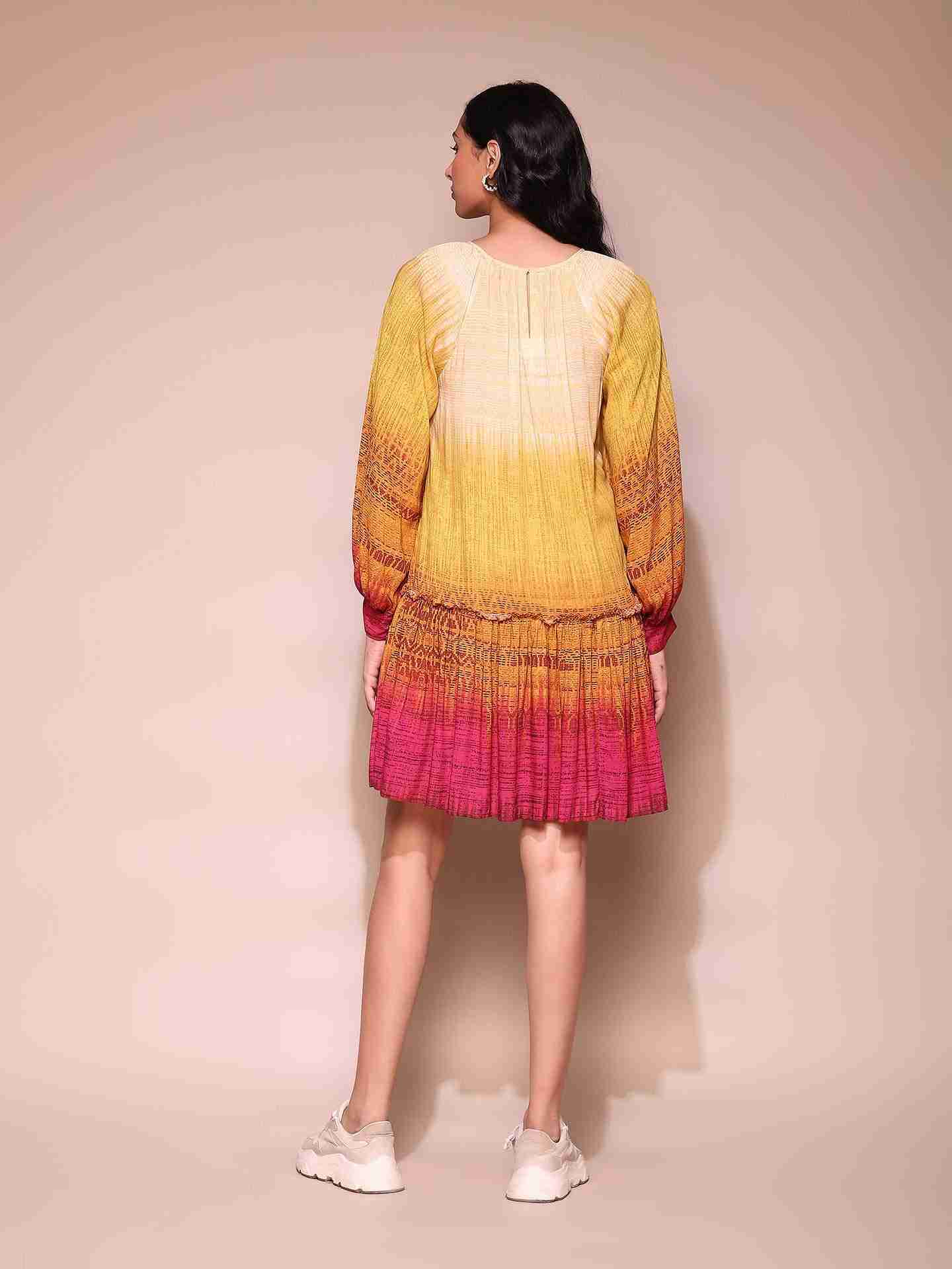 Multi Celine Shift Dress