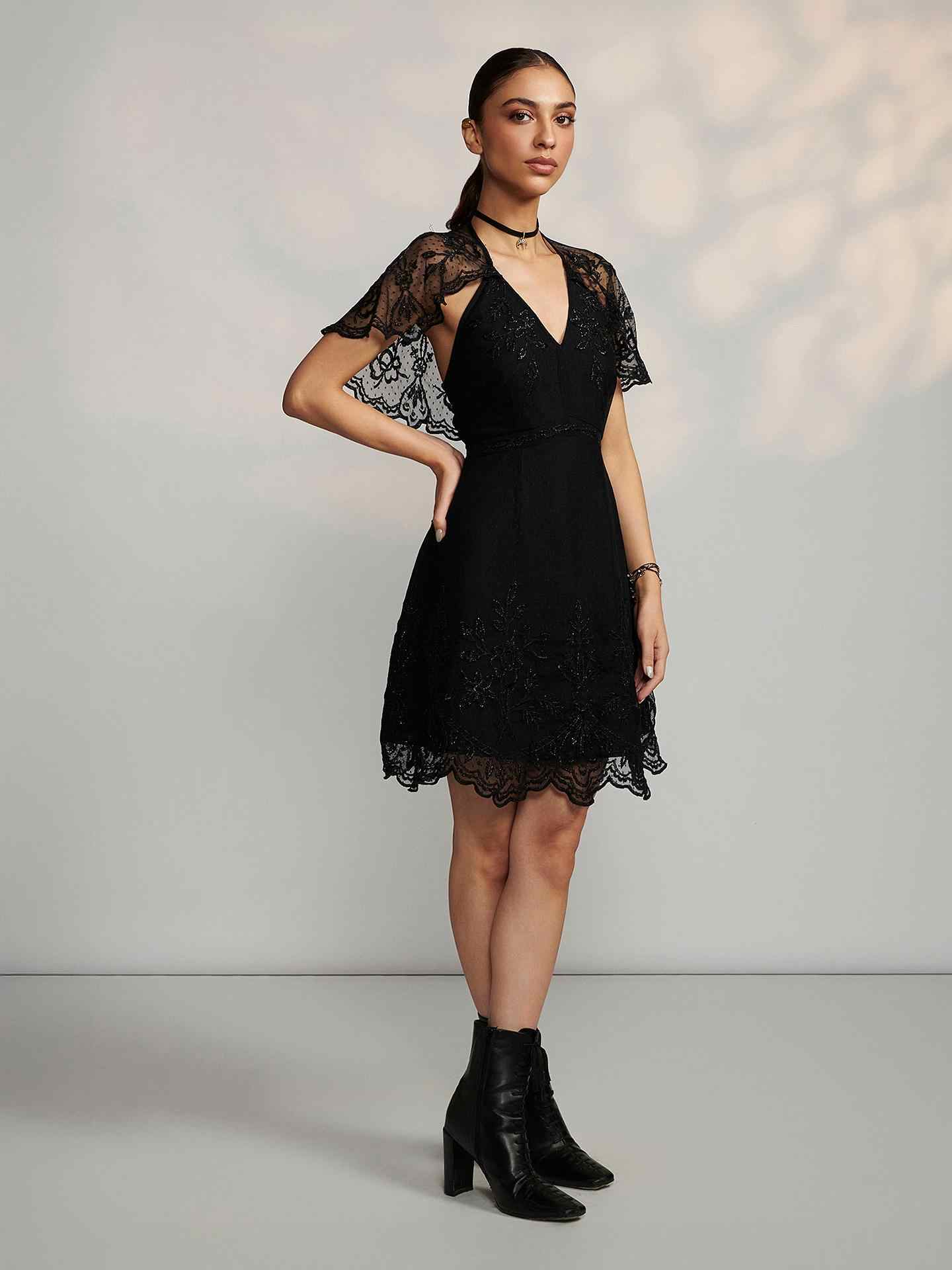 Black Saphire Short Dress