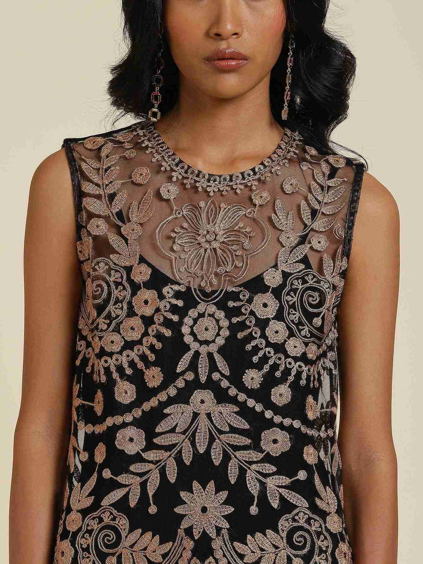 Black Dia Shift Dress