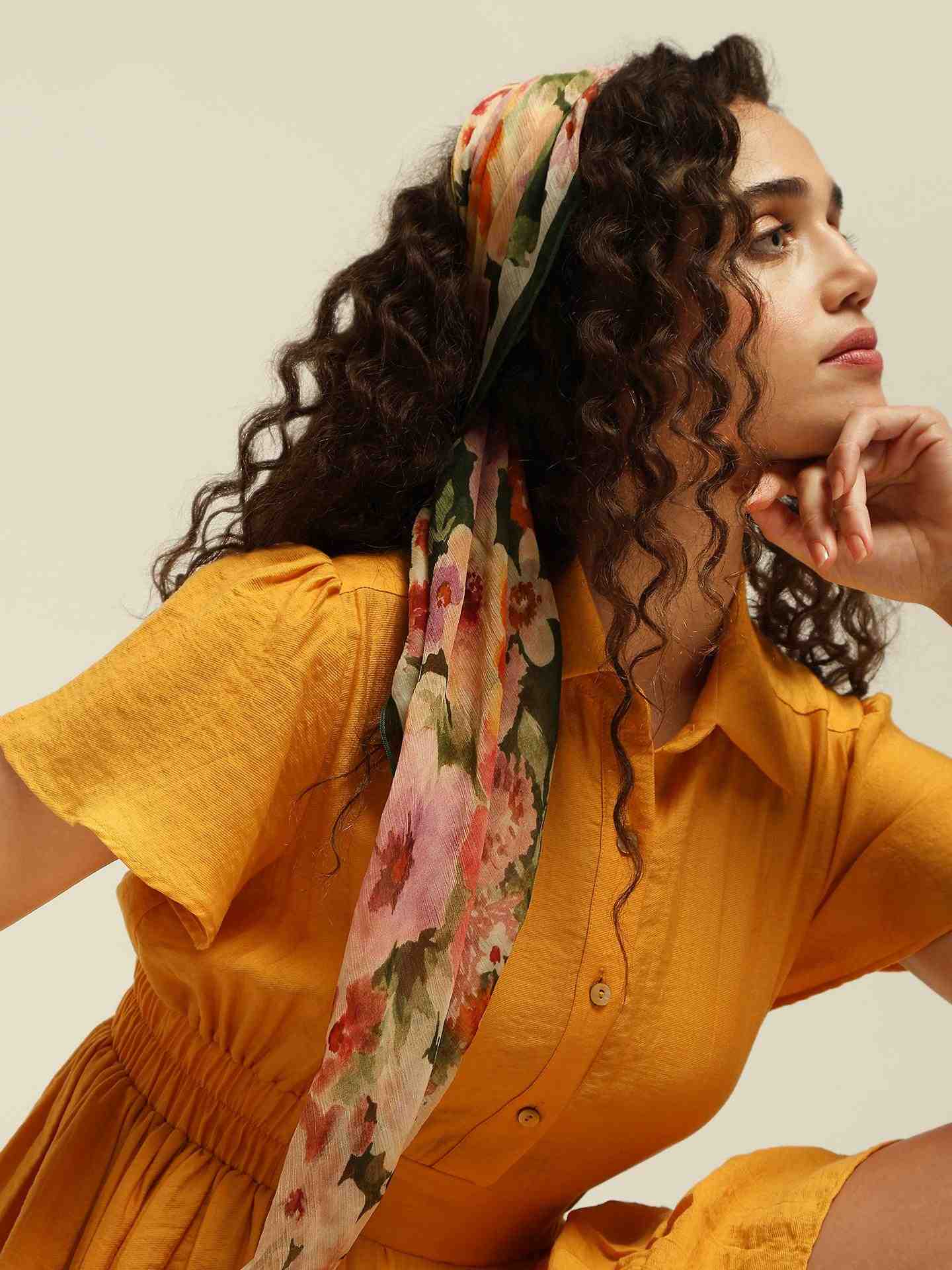 Mustard Arabella Shirt Dress