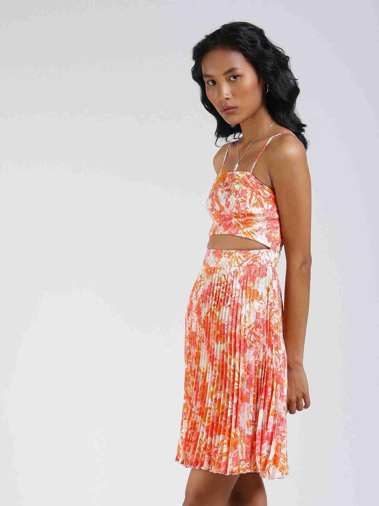 Ecru Mishka Cut-Out Dress