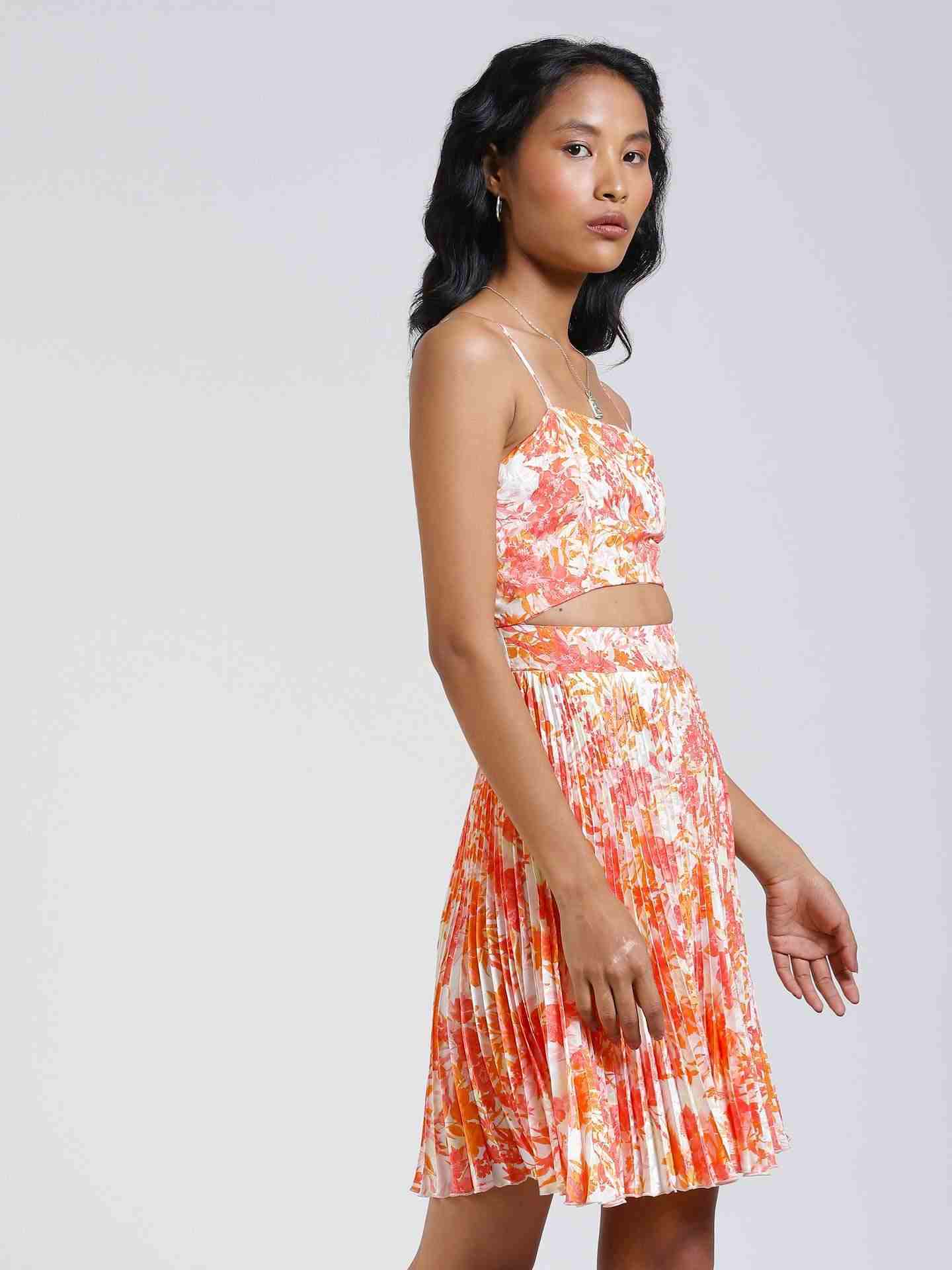 Ecru Mishka Cut-Out Dress