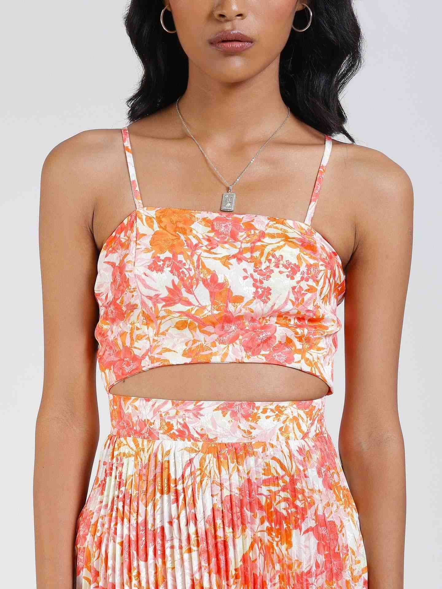 Ecru Mishka Cut-Out Dress