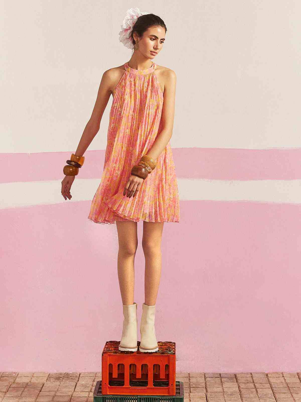 Yellow Brianna Shift Dress