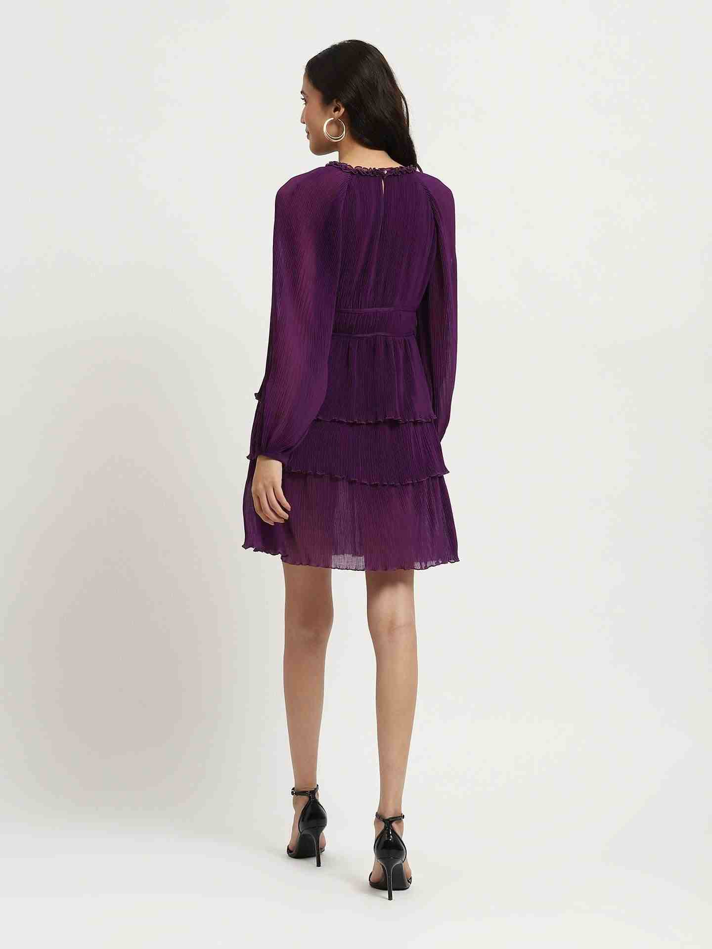 Purple Tracy Skater Dress