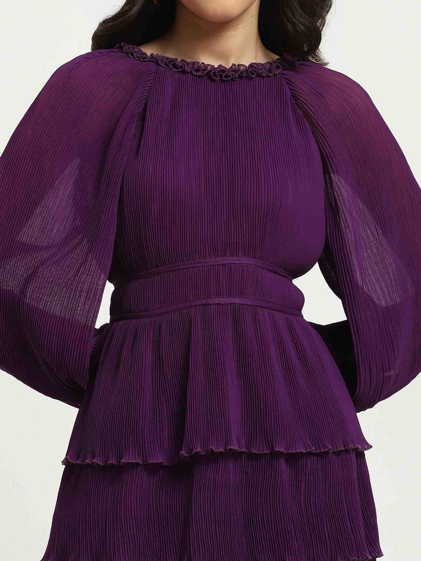 Purple Tracy Skater Dress