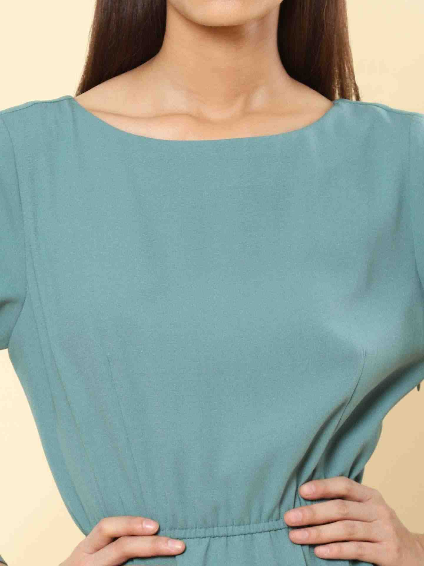 Sage Green Grazia Skater Dress