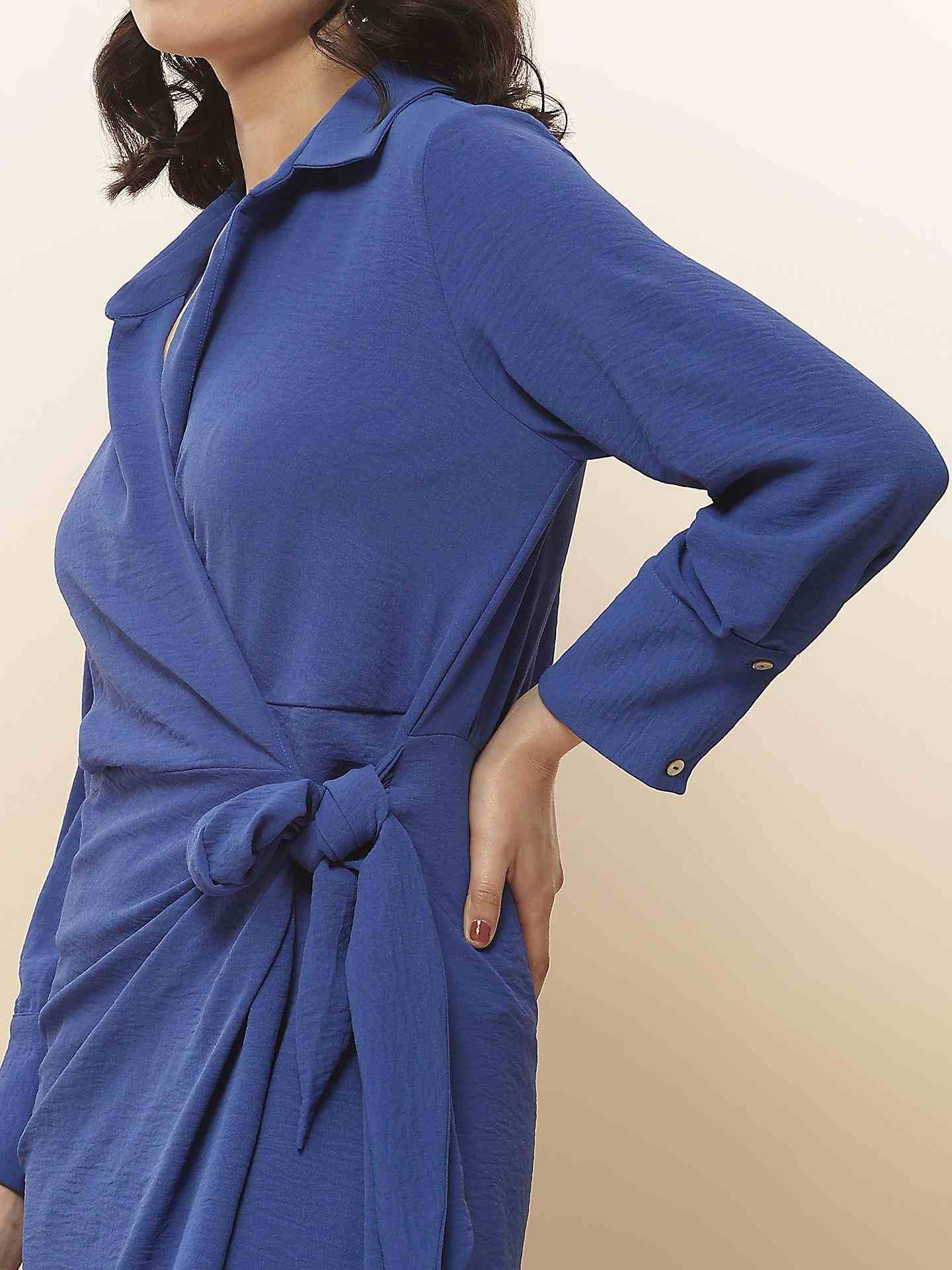 Electric Blue Astrid Skater Dress