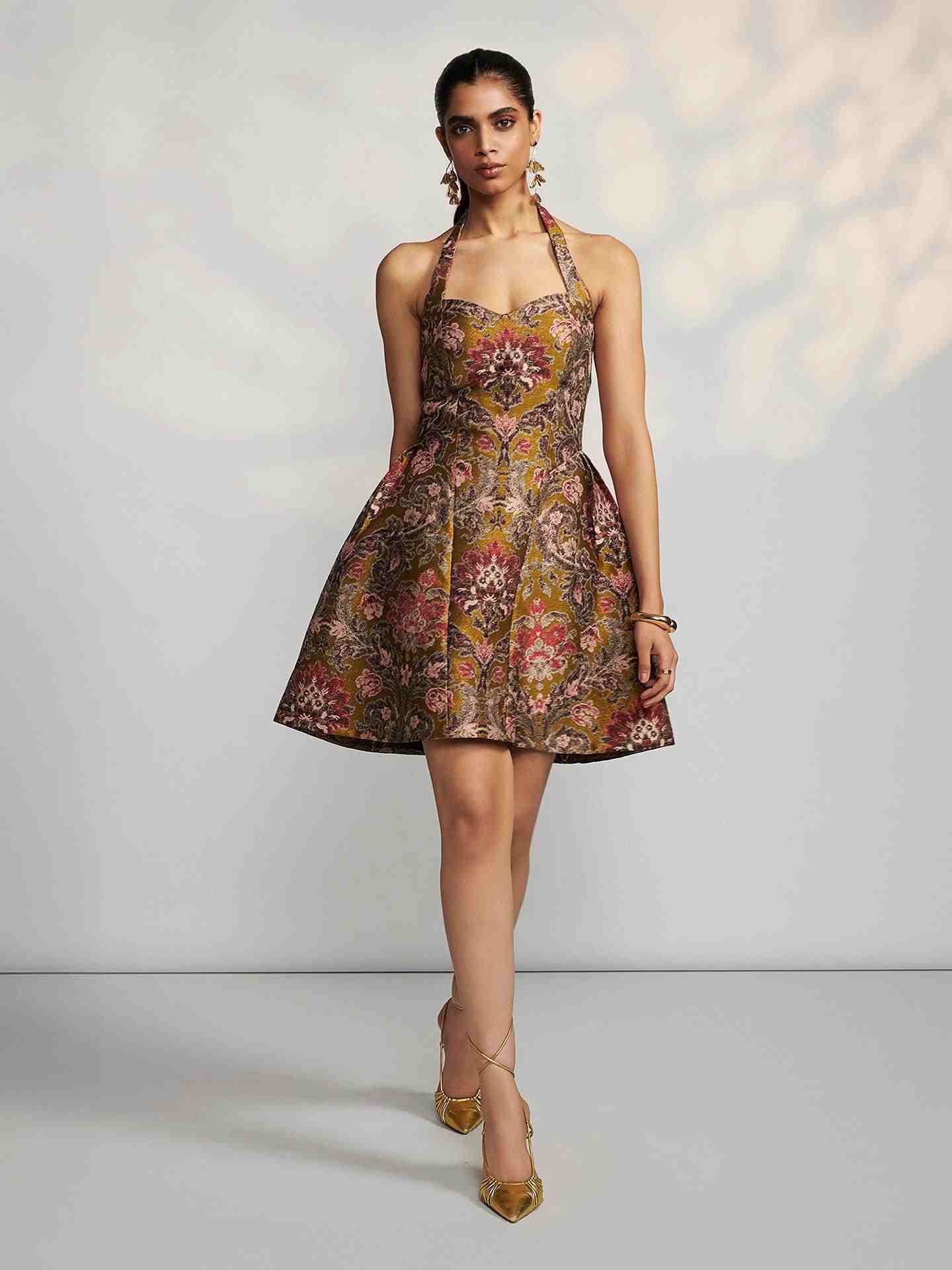 Olive Roseville Short Dress