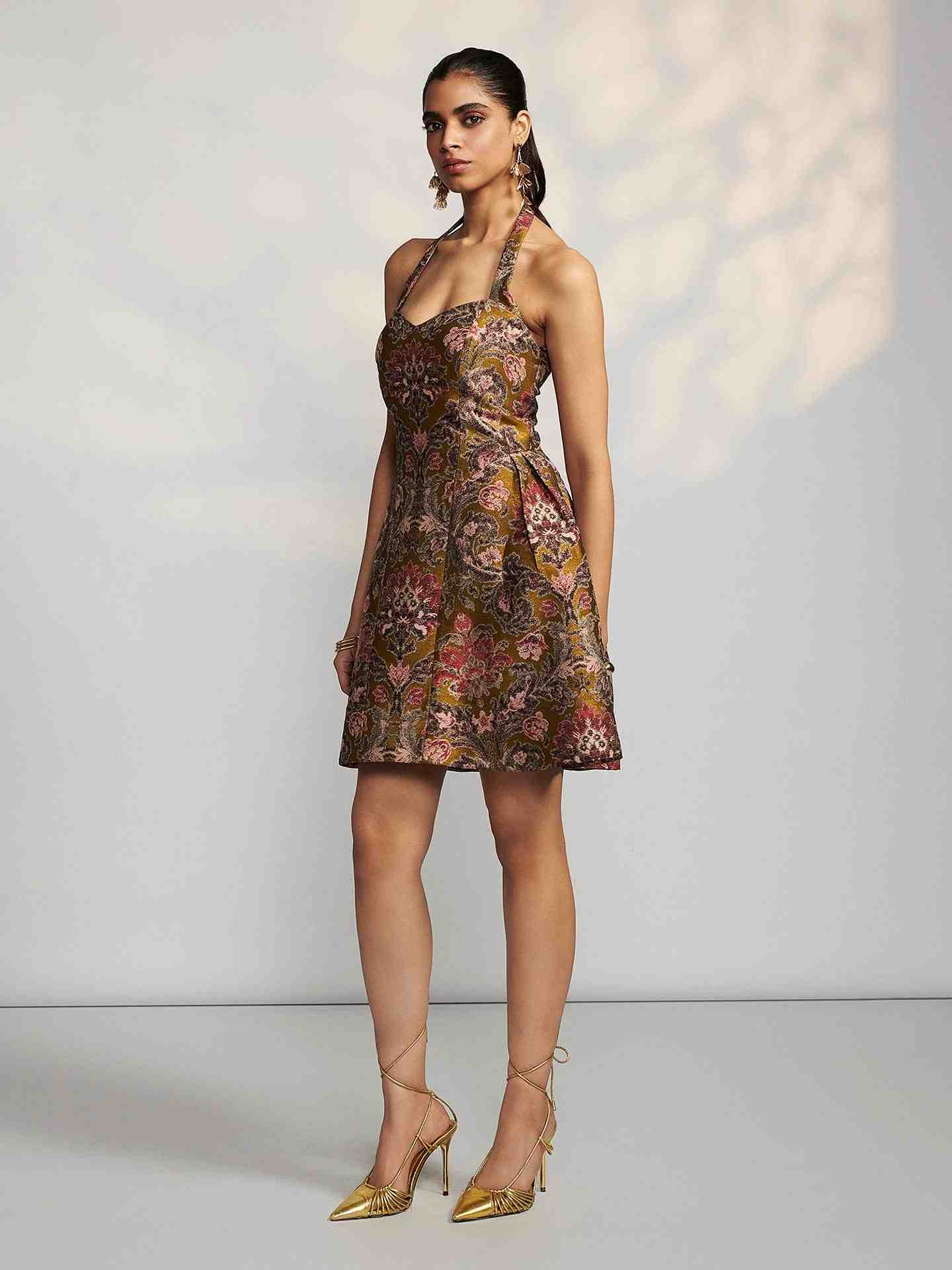 Olive Roseville Short Dress