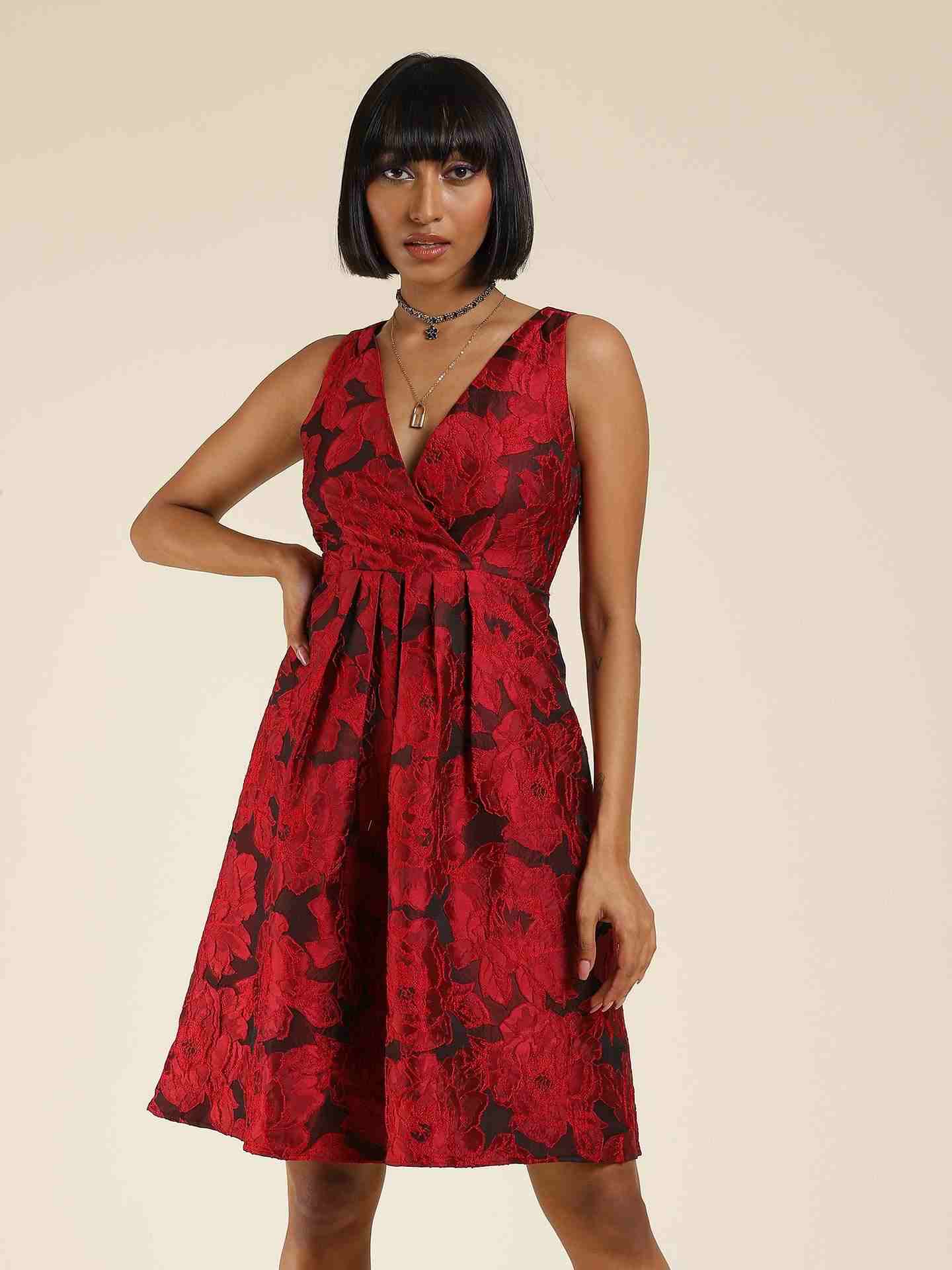 Red Lara Dress