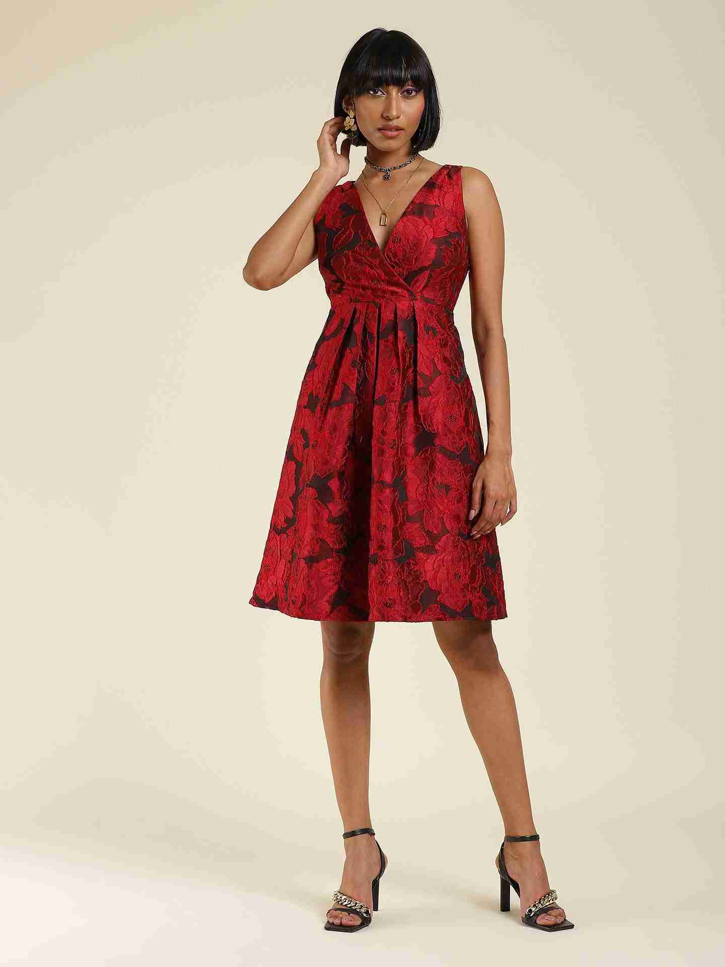 Red Lara Dress