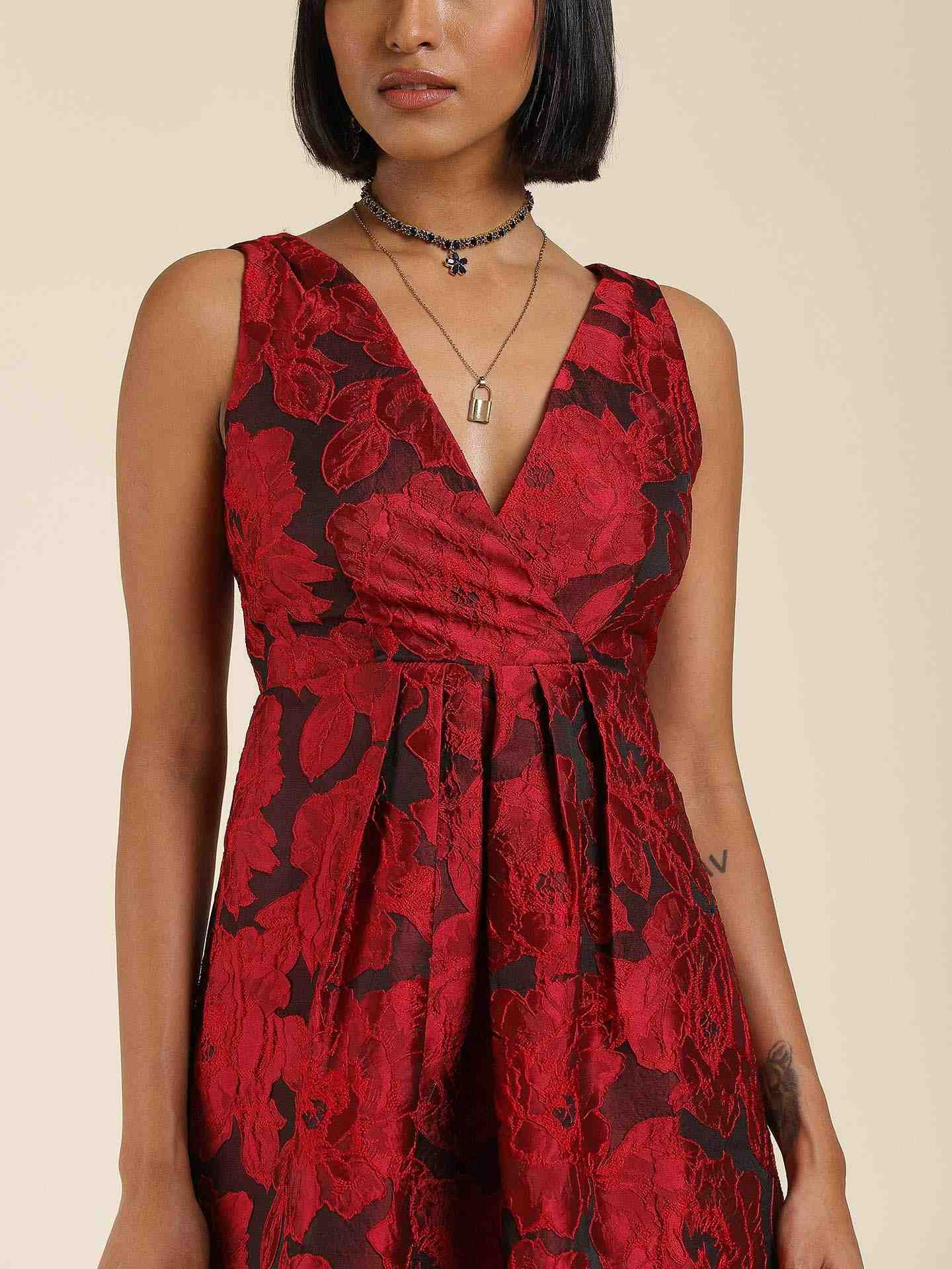 Red Lara Dress