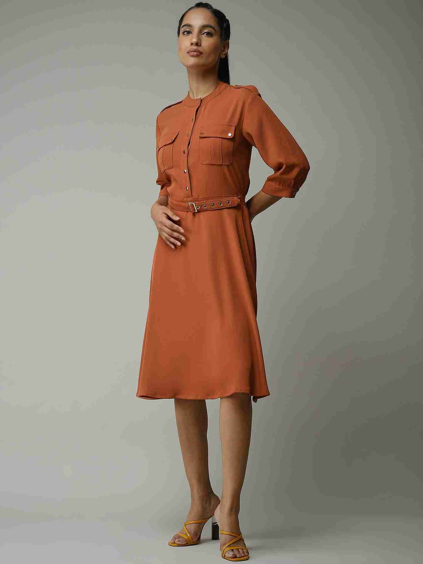 Camel Summer Charm Dress