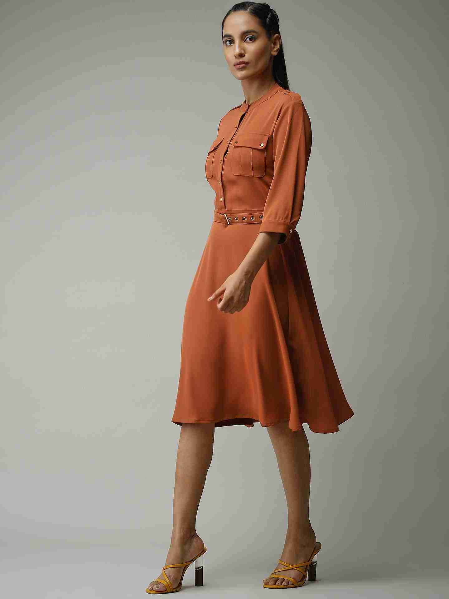 Camel Summer Charm Dress