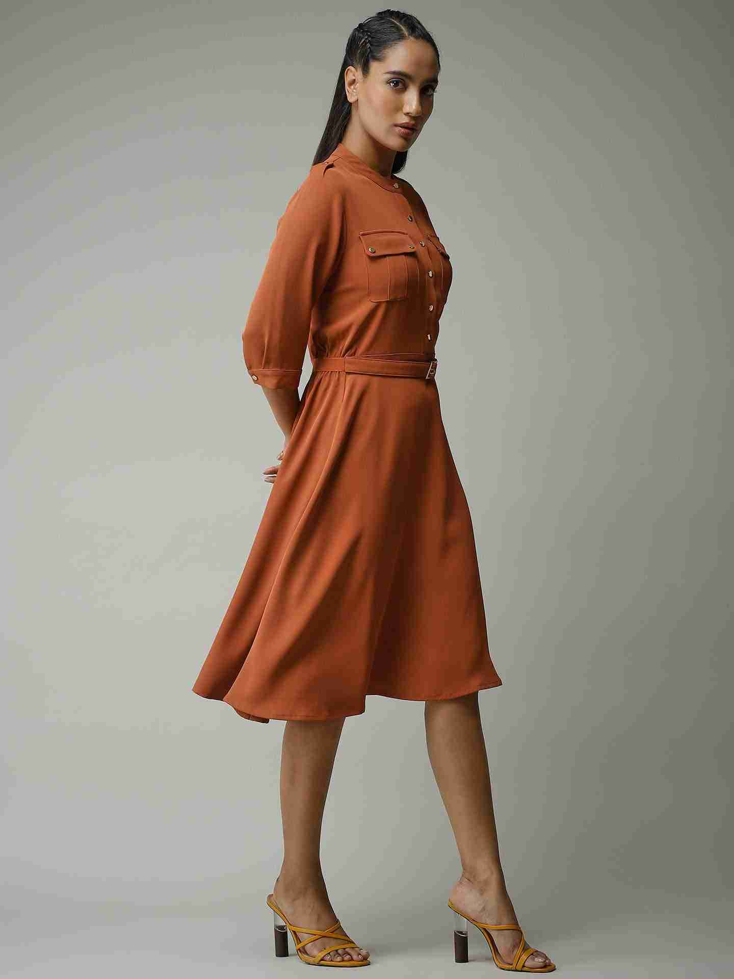 Camel Summer Charm Dress