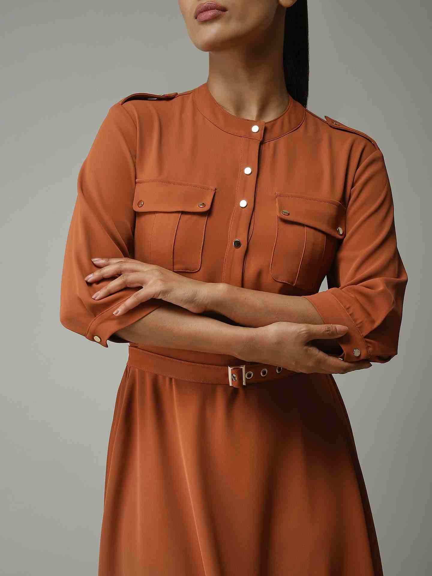 Camel Summer Charm Dress