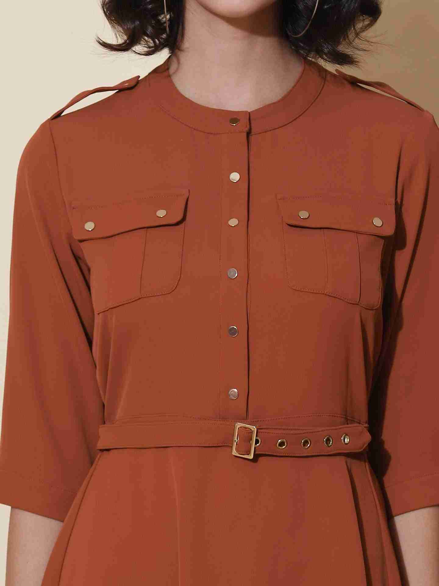 Camel Summer Charm Dress