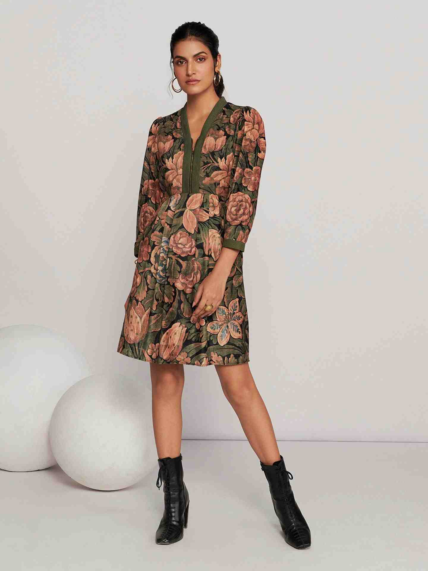 Olive Lenny Short Dress