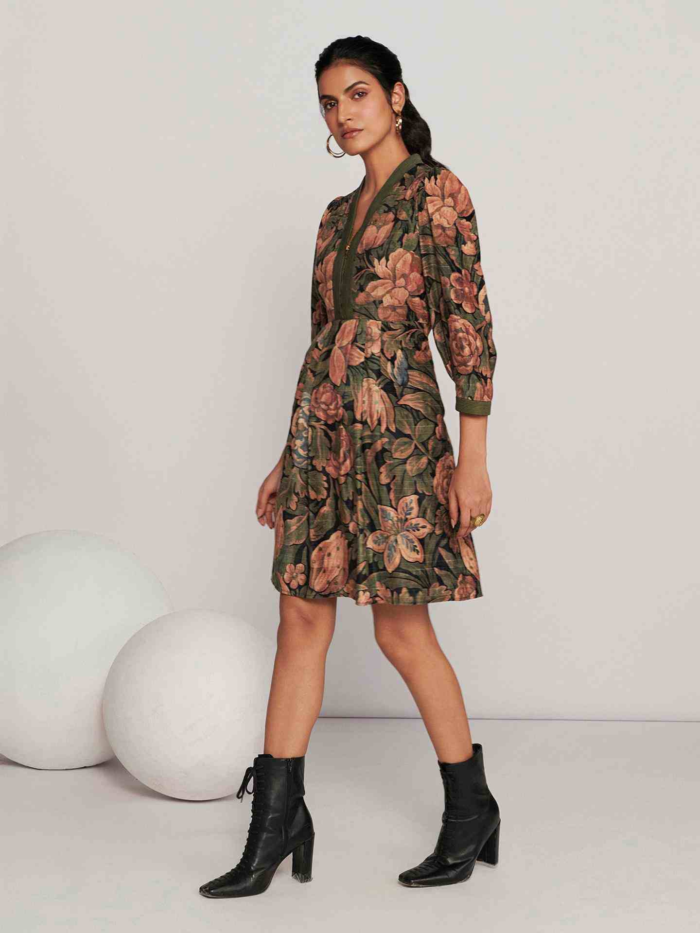 Olive Lenny Short Dress