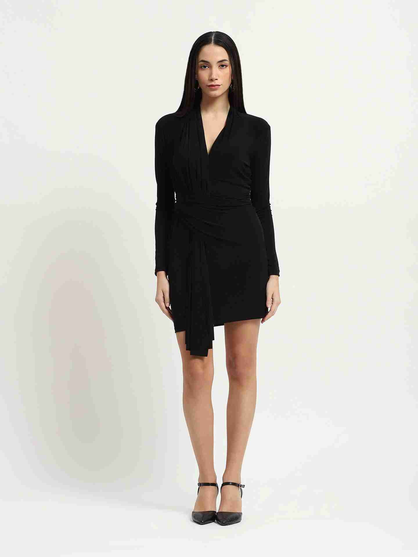 Black Deana Bodycon Dress