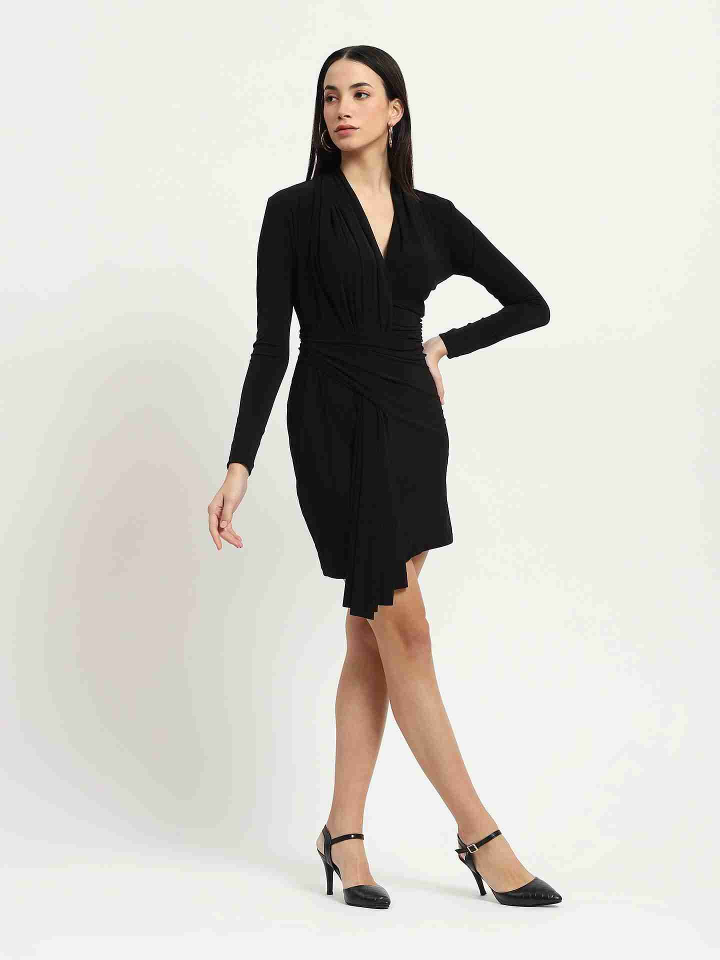 Black Deana Bodycon Dress