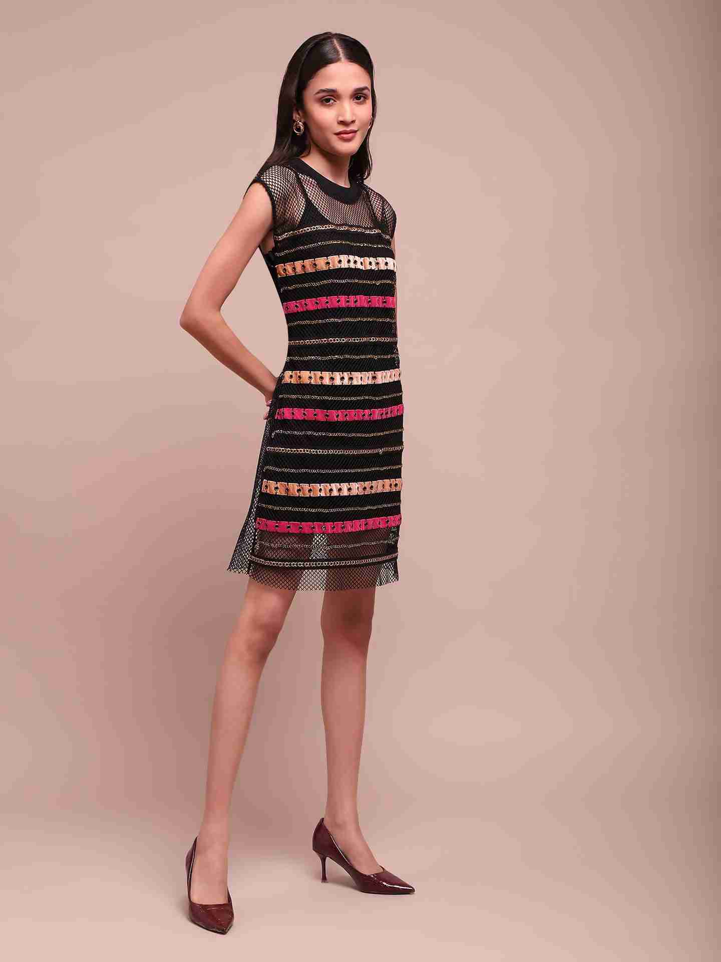 Black Luciano Shift Dress
