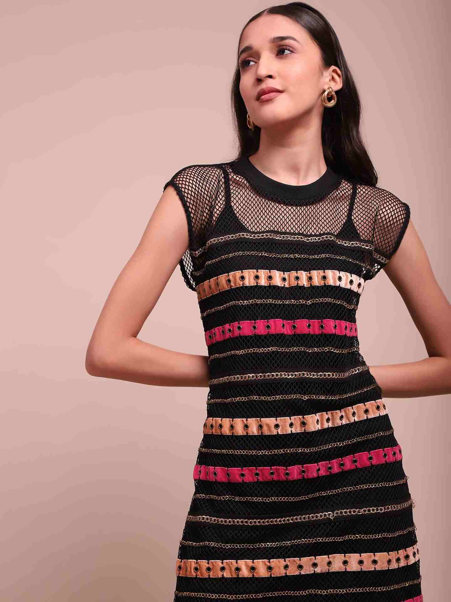 Black Luciano Shift Dress