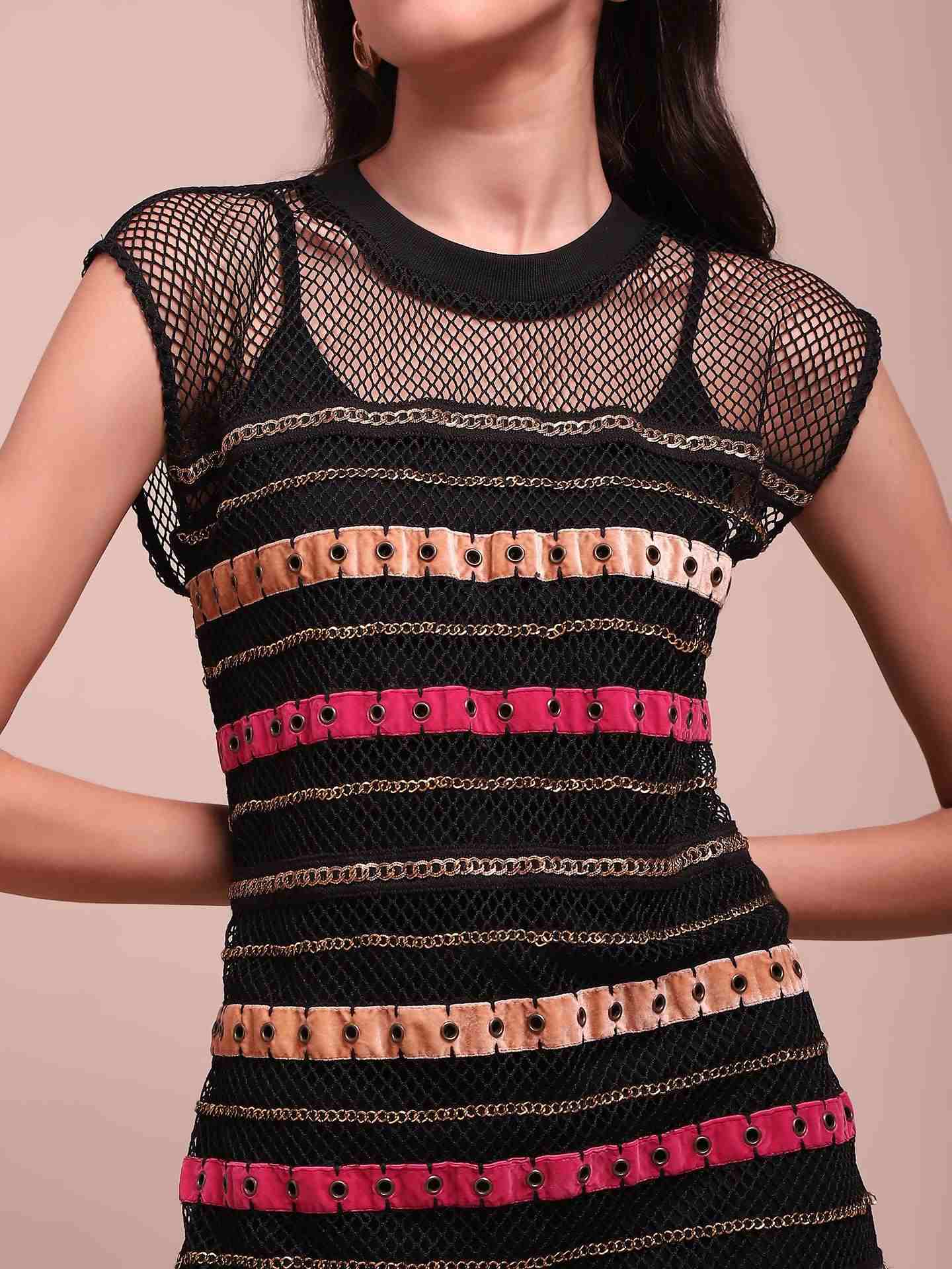 Black Luciano Shift Dress