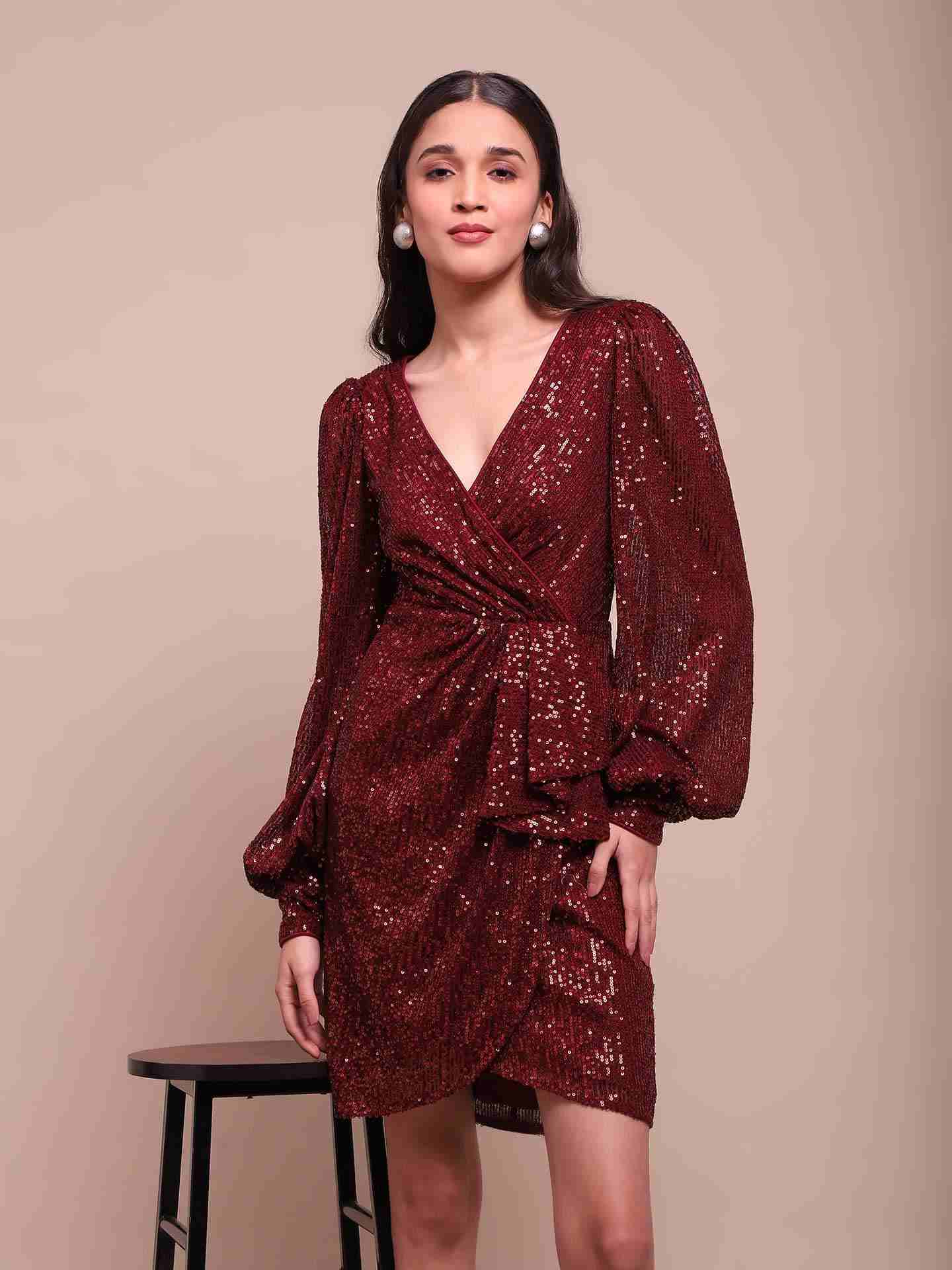 Red Celestia Bodycon Dress