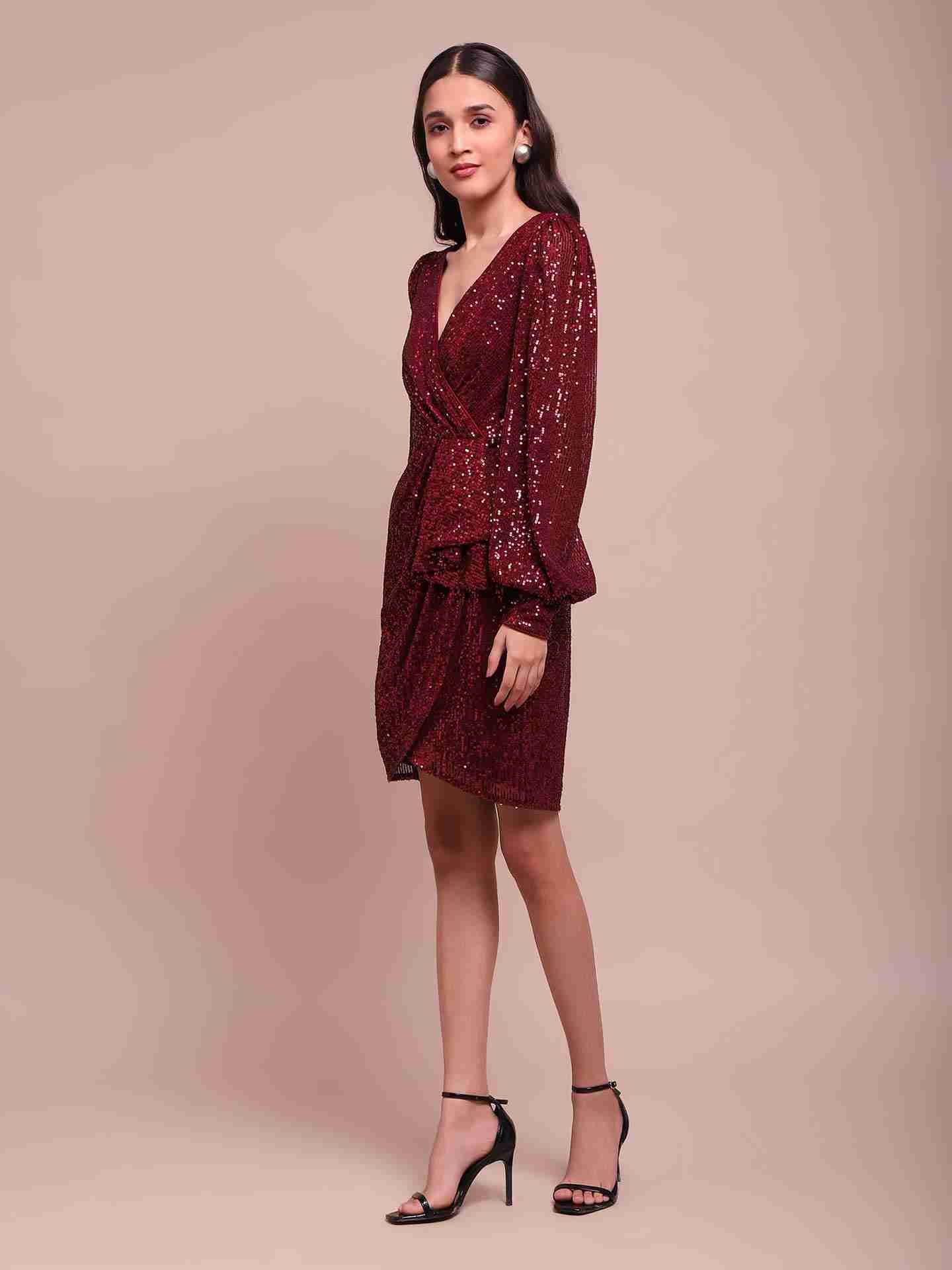 Red Celestia Bodycon Dress