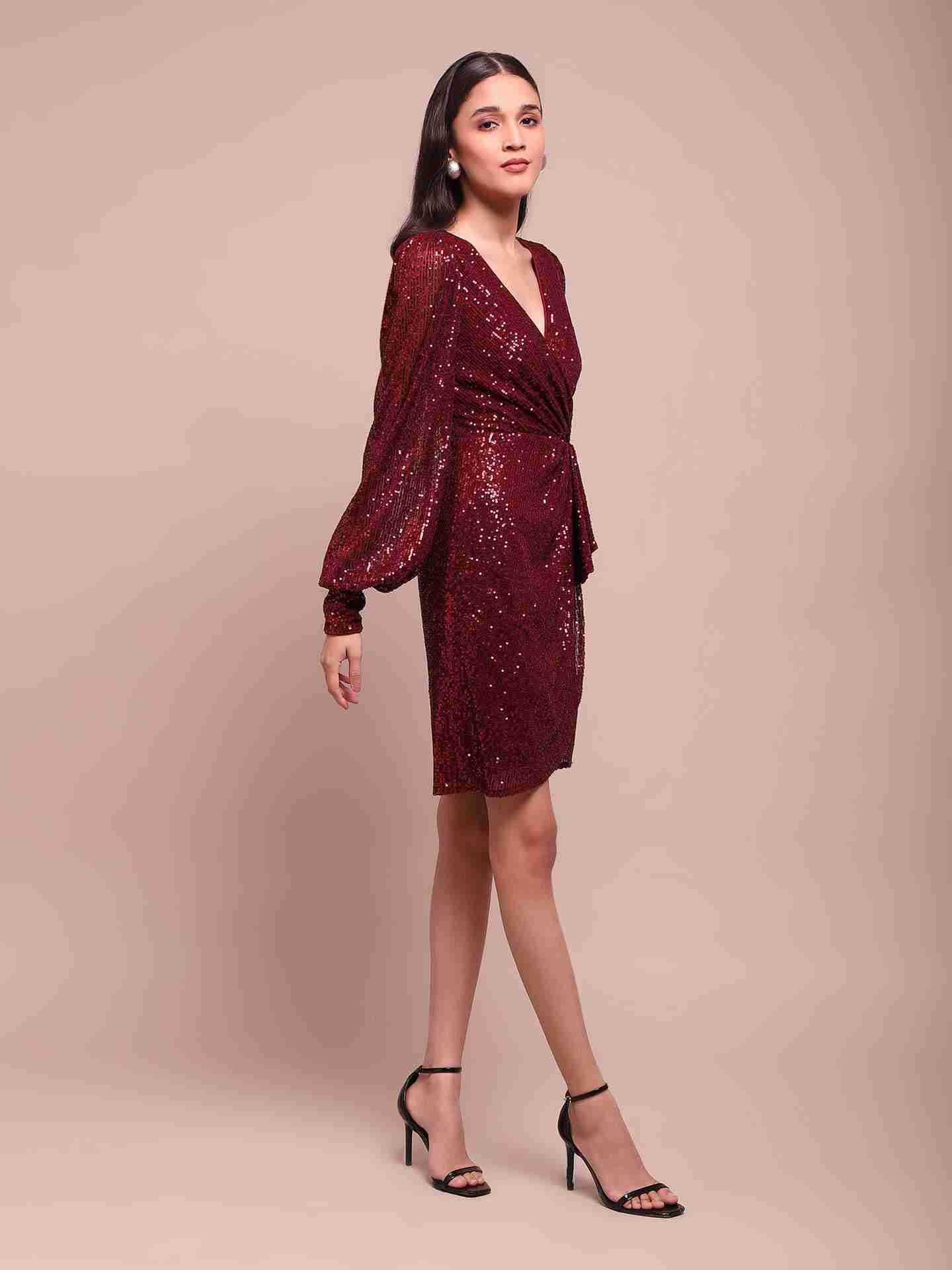 Red Celestia Bodycon Dress