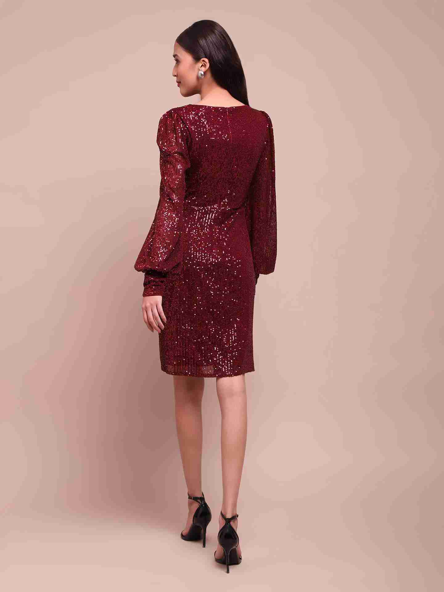 Red Celestia Bodycon Dress