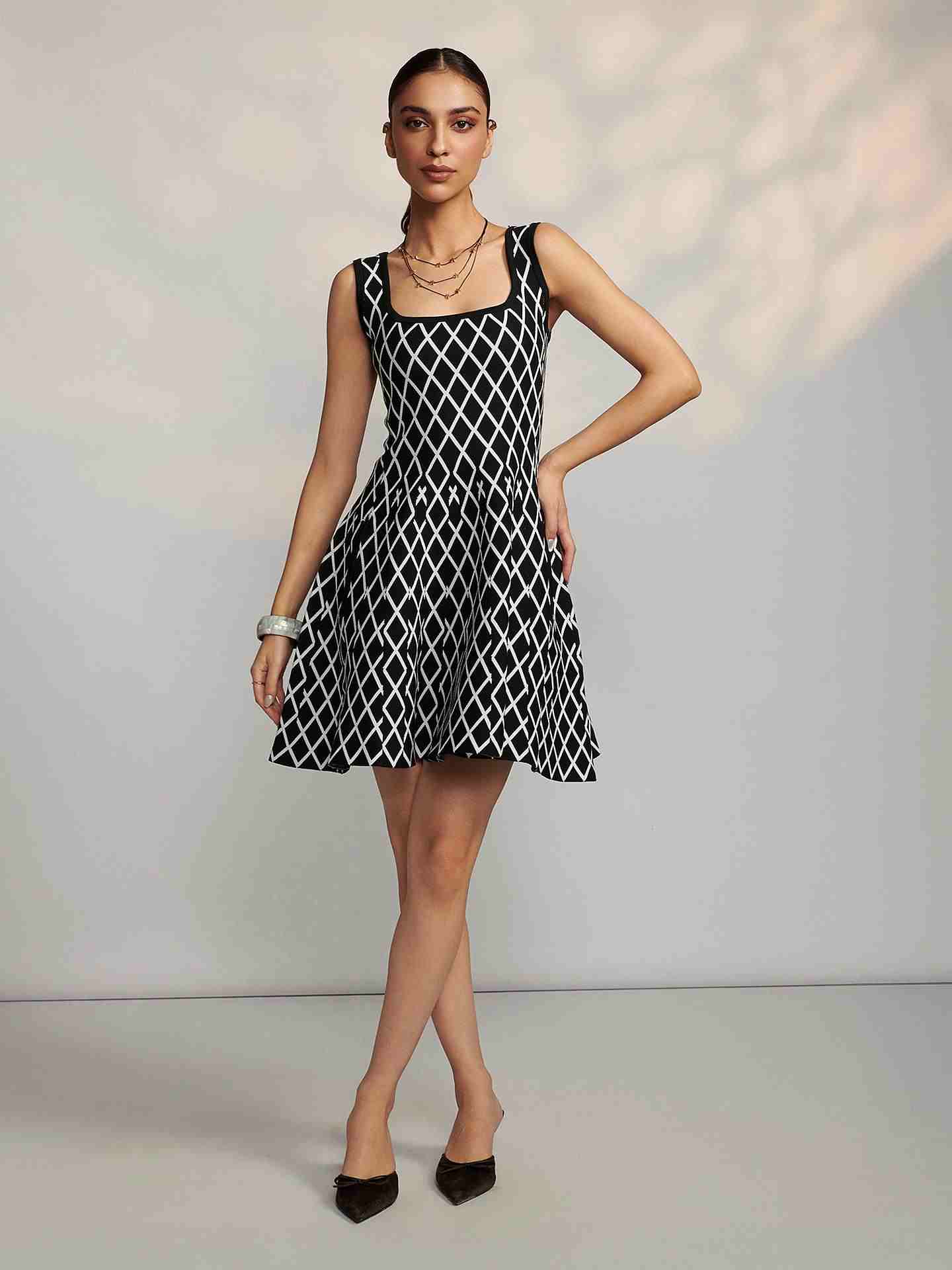 Black Lina Short Dress
