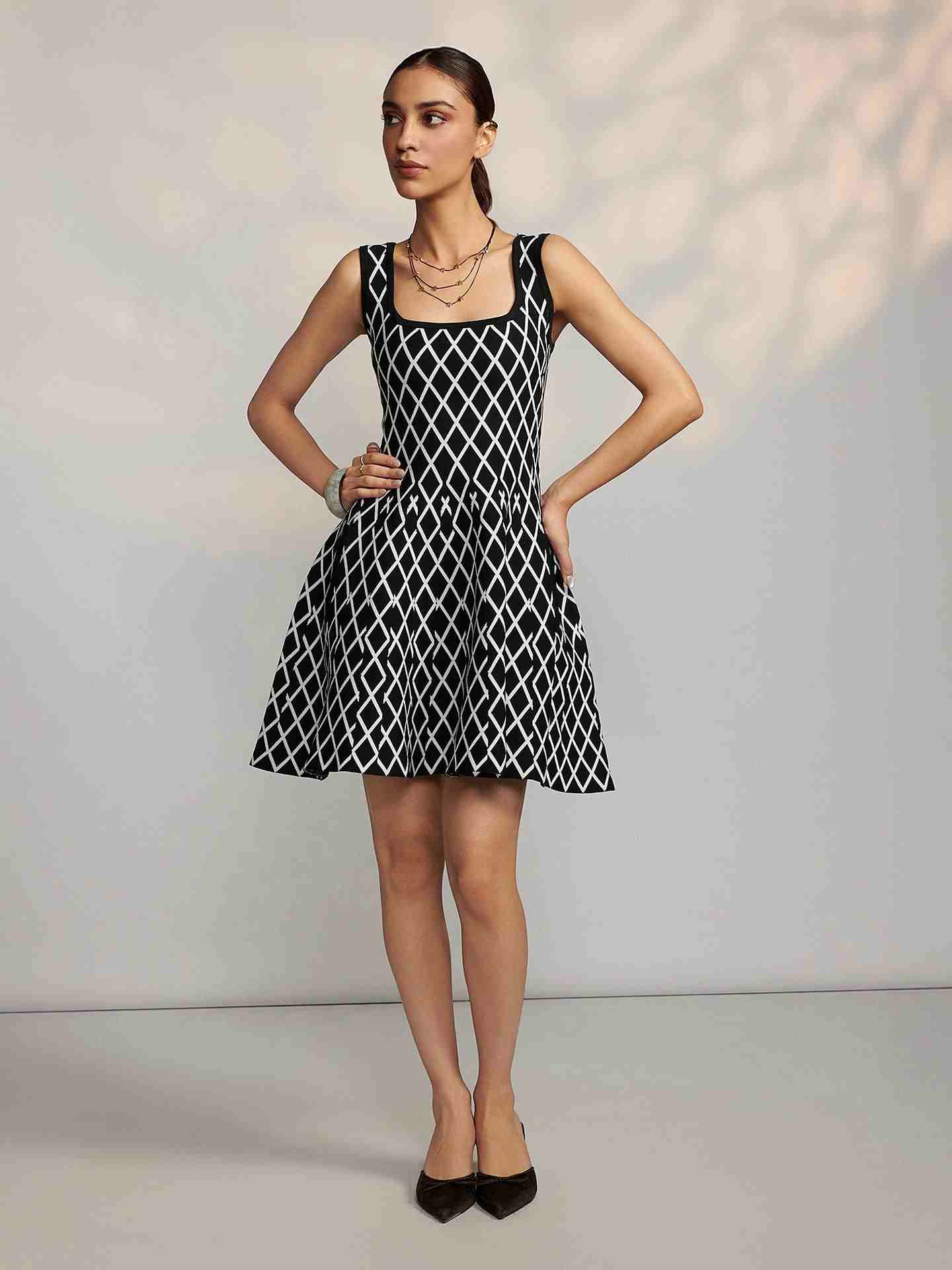 Black Lina Short Dress