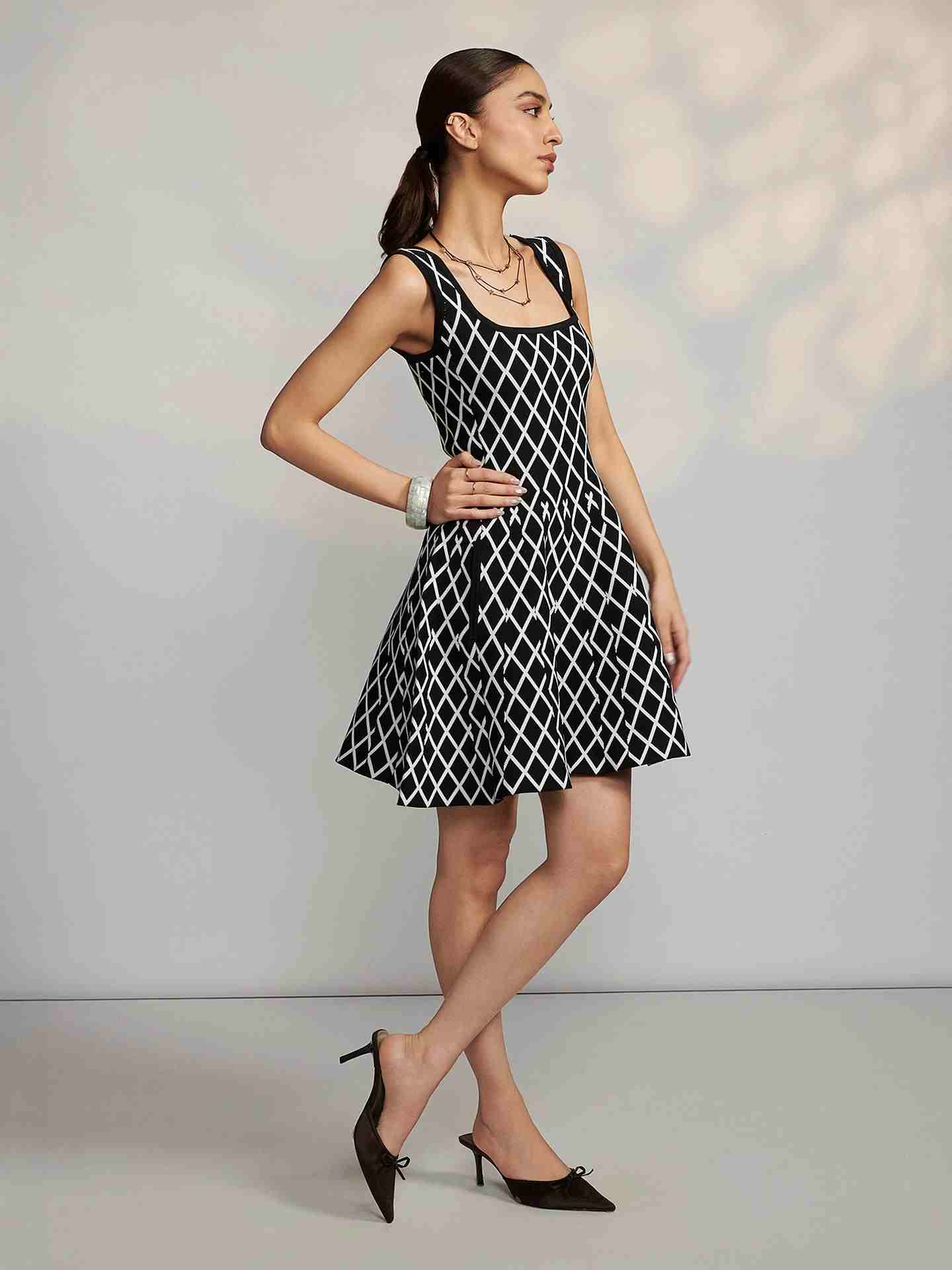 Black Lina Short Dress