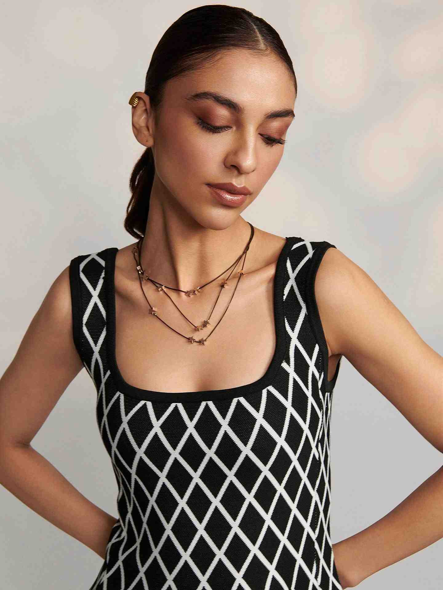 Black Lina Short Dress