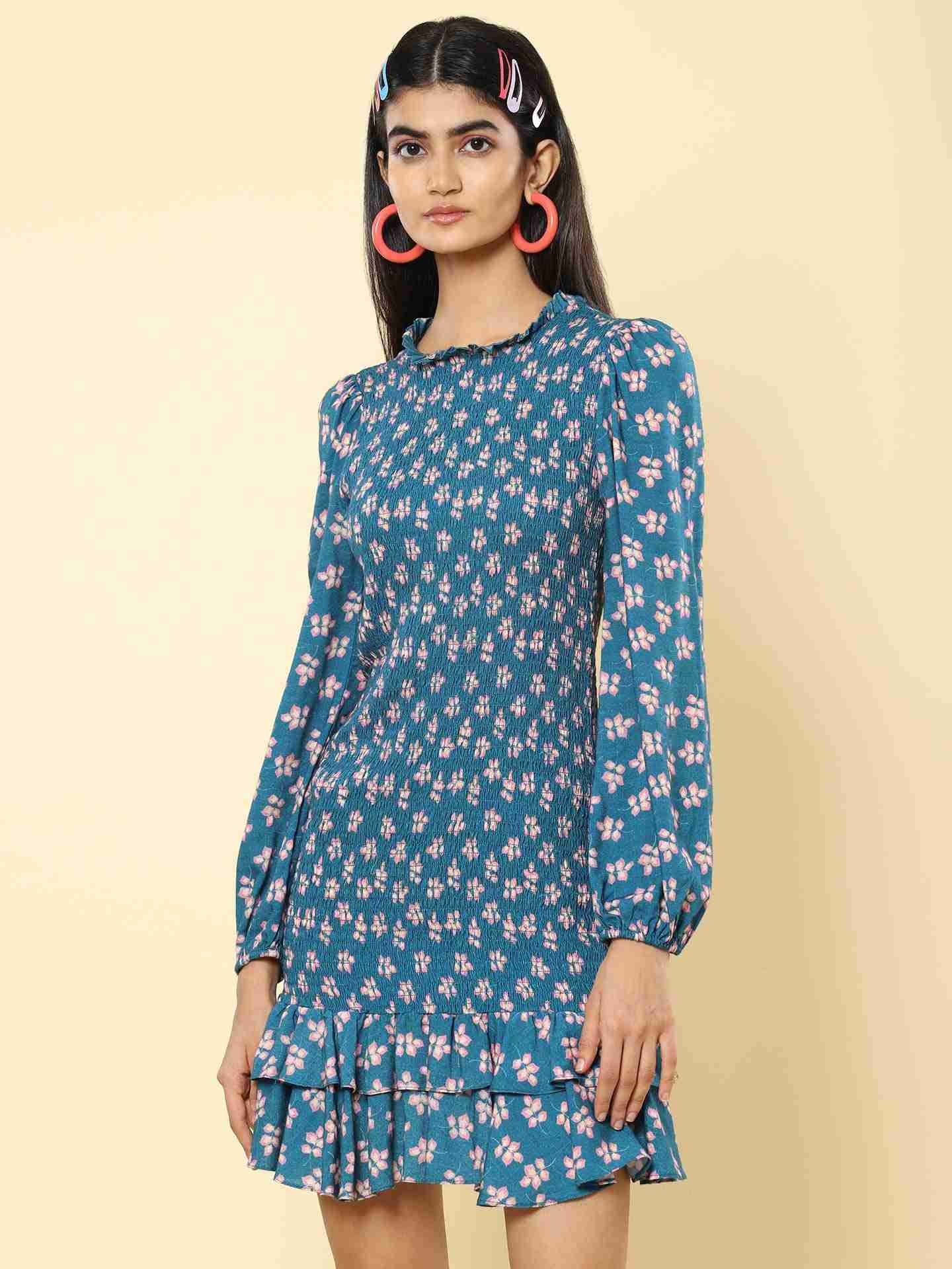 Blue Fairy Dust Bodycon Dress