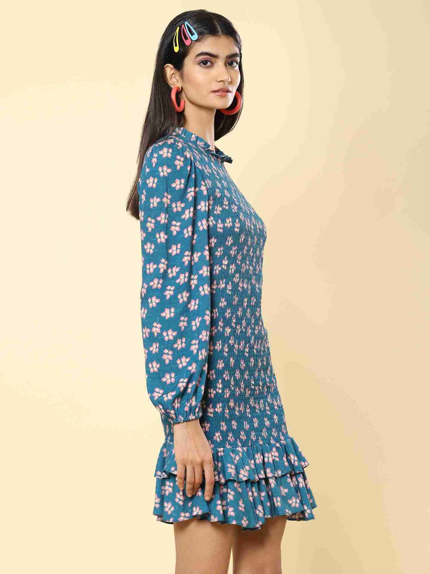 Blue Fairy Dust Bodycon Dress