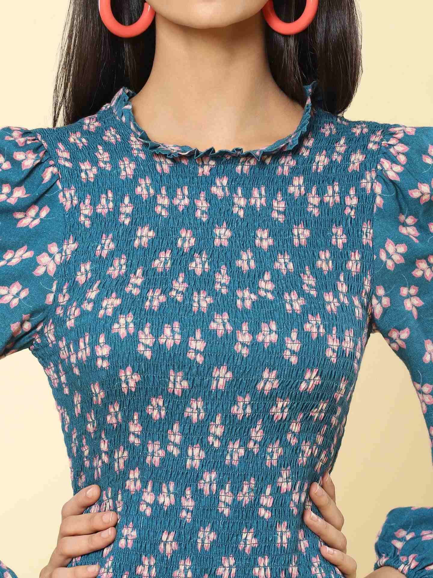 Blue Fairy Dust Bodycon Dress