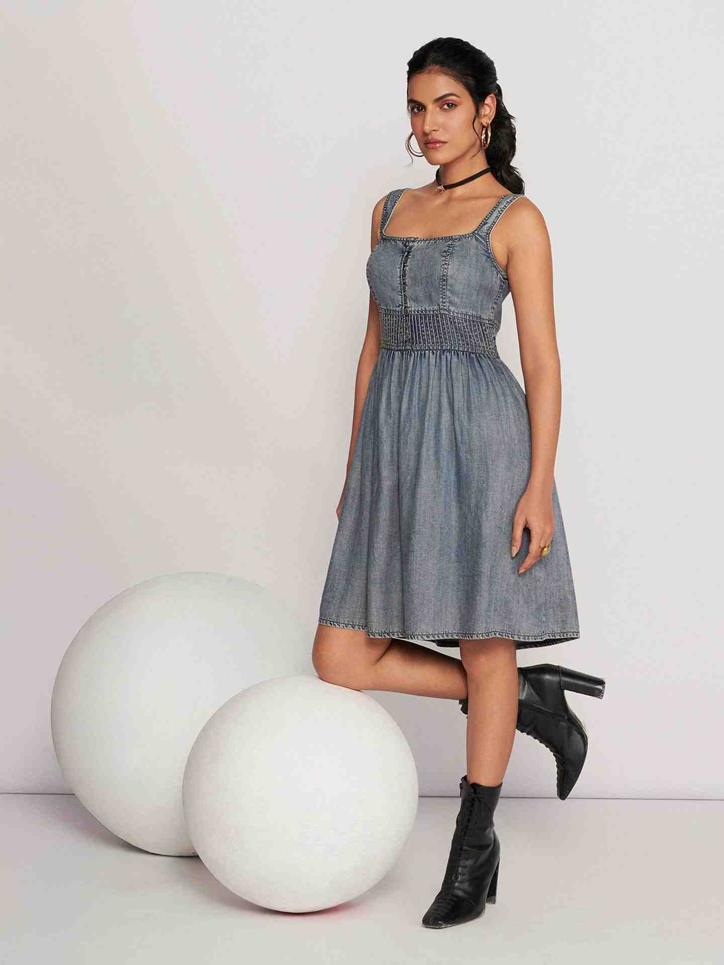 Blue Brenda Short Dress