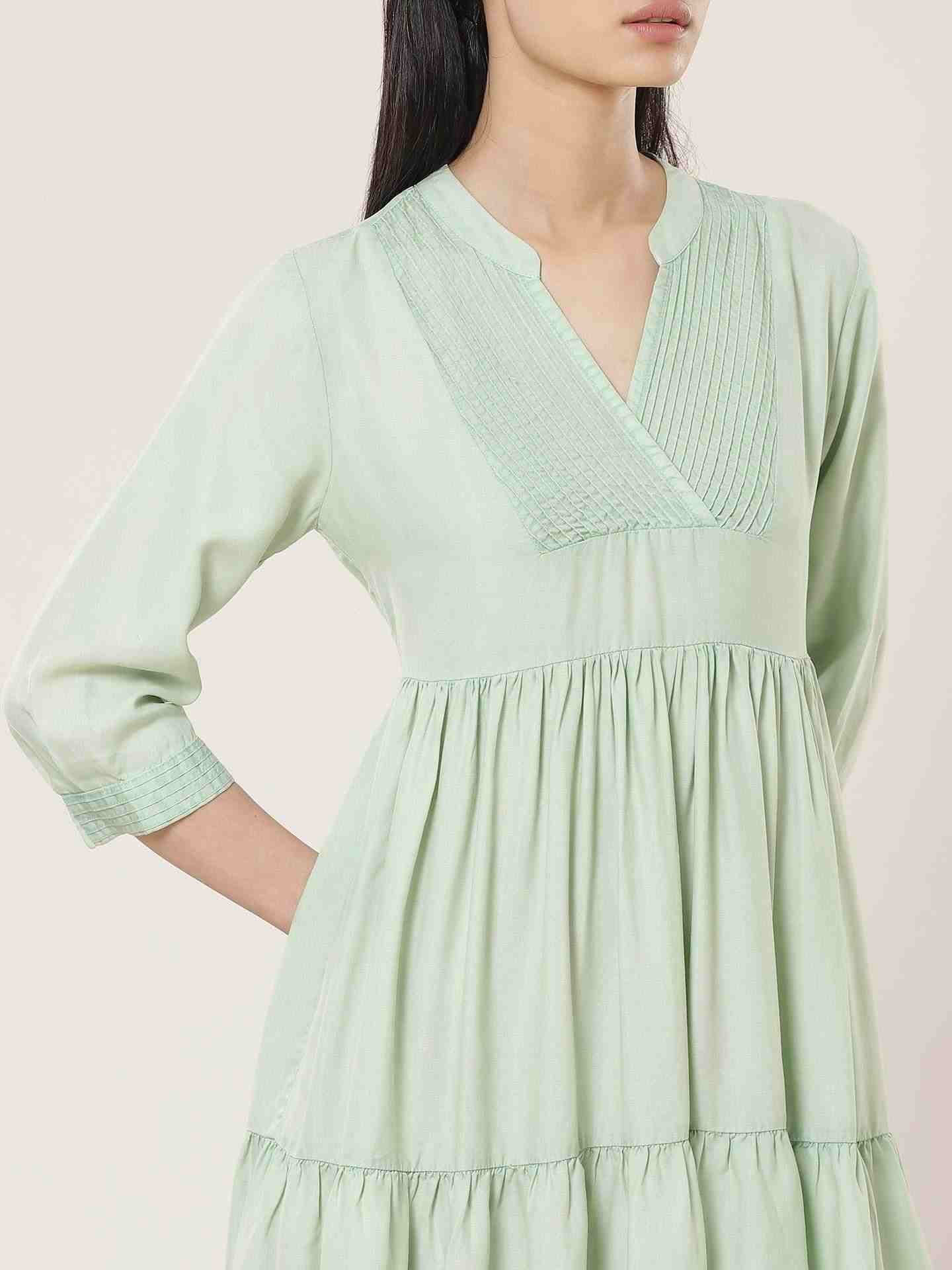 Olive Green Leisure Basics Shift Dress