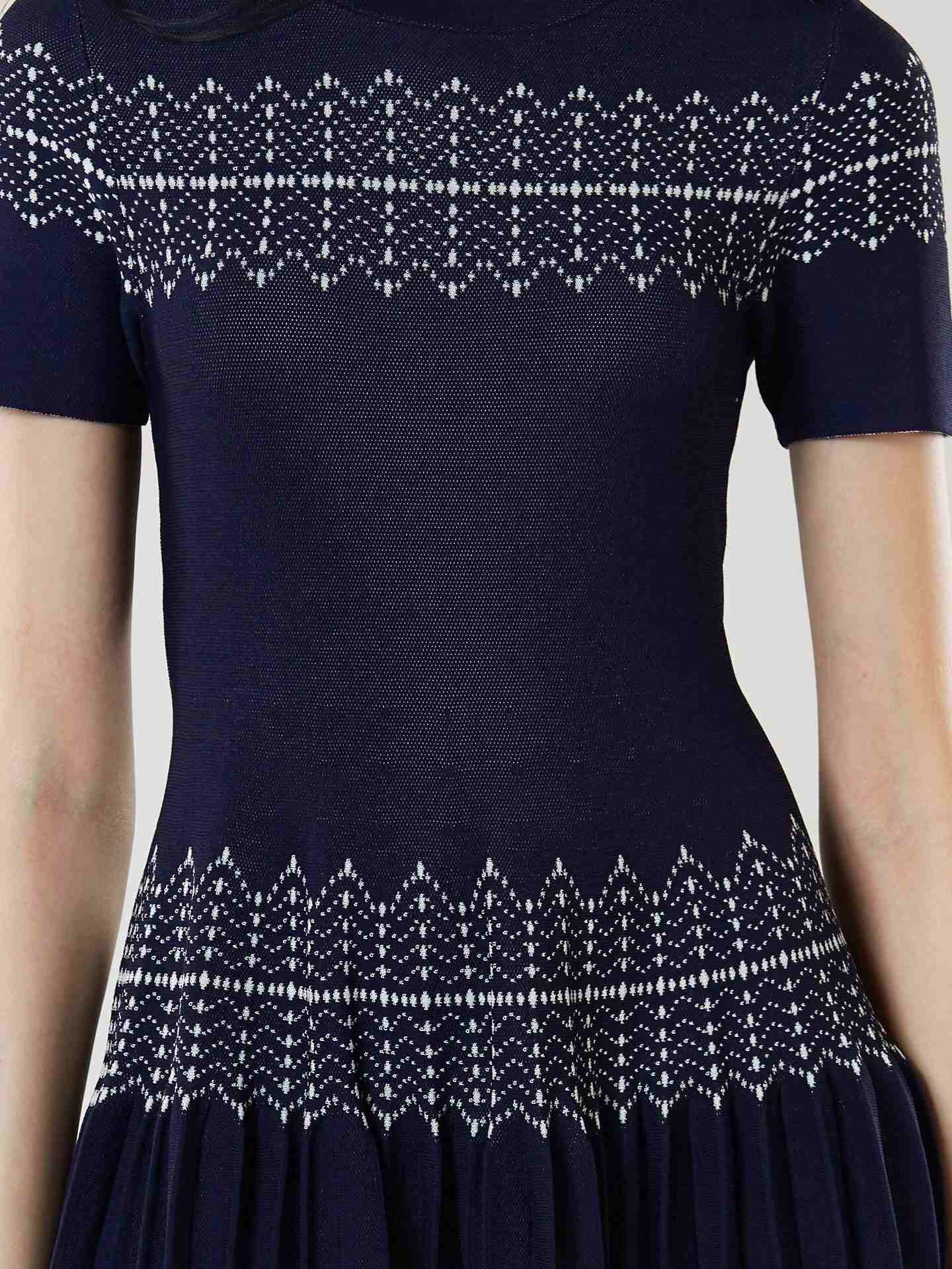 Navy Winter Soiree Dress