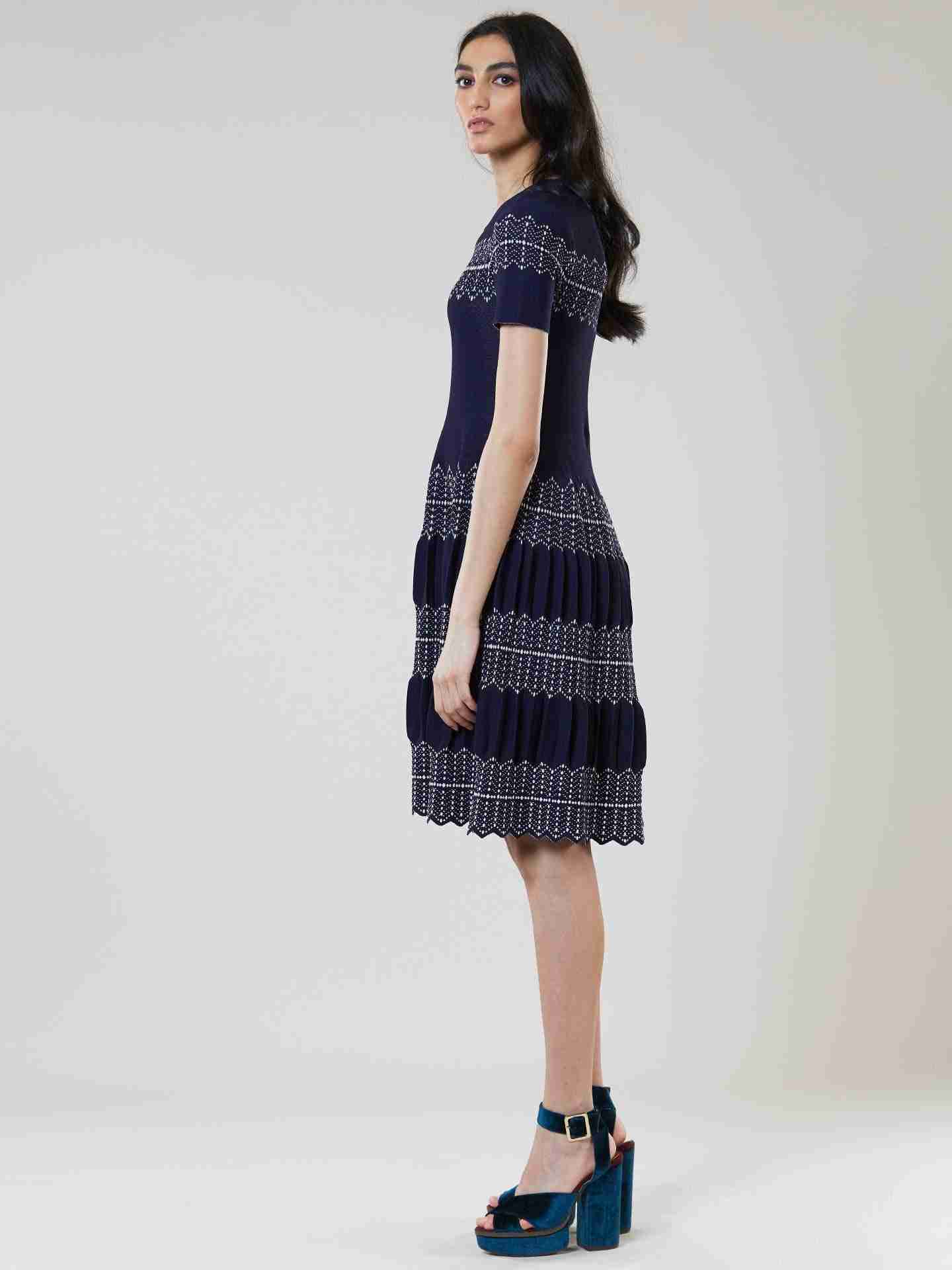 Navy Winter Soiree Dress