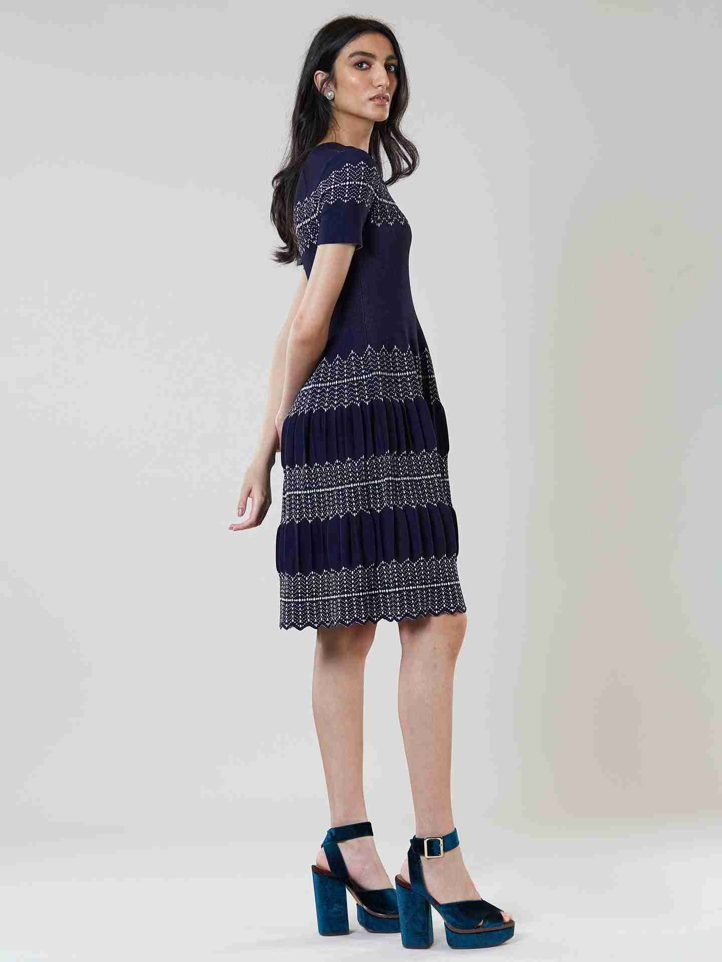 Navy Winter Soiree Dress