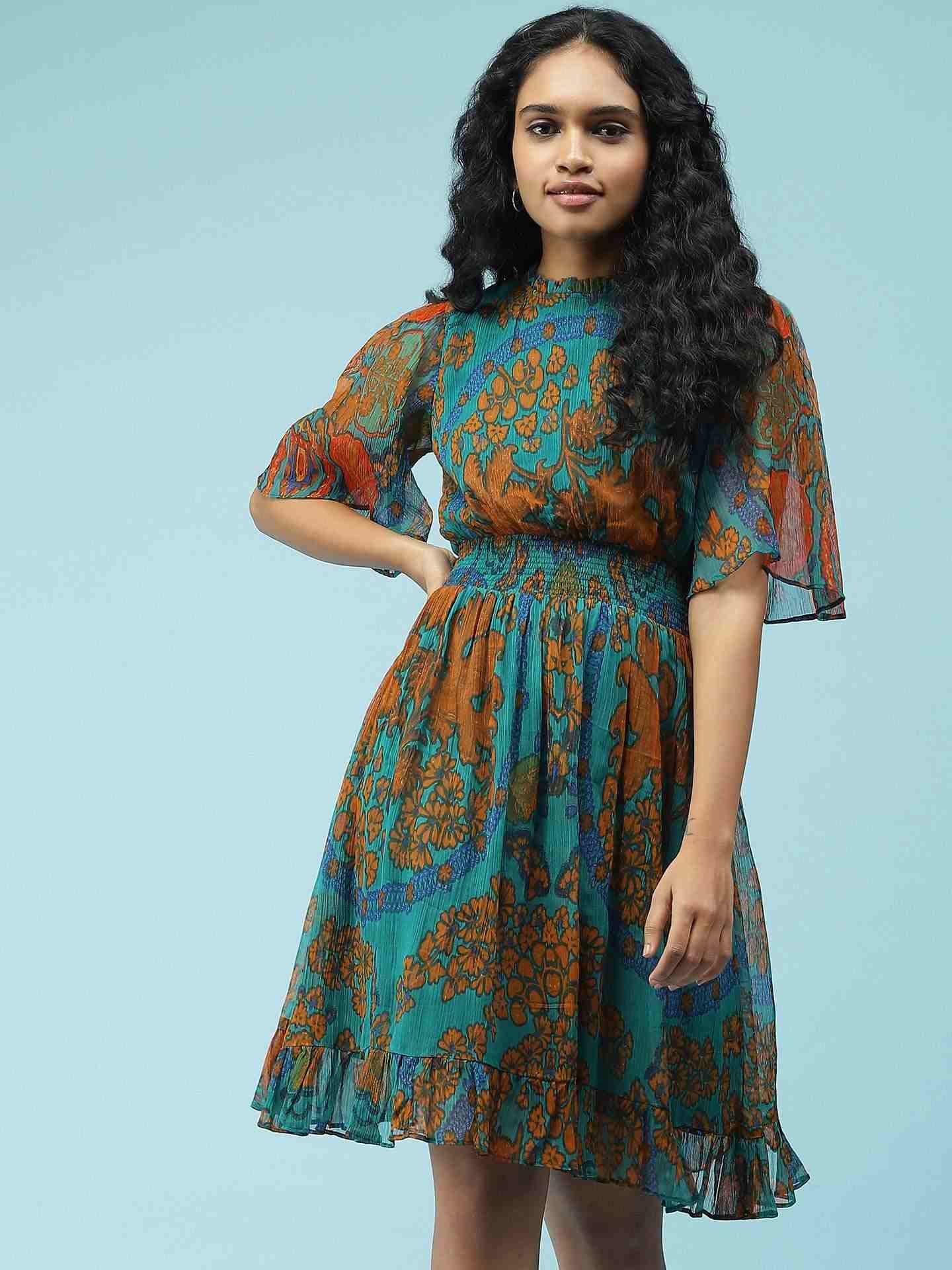 Multi Fashion Flair Dress